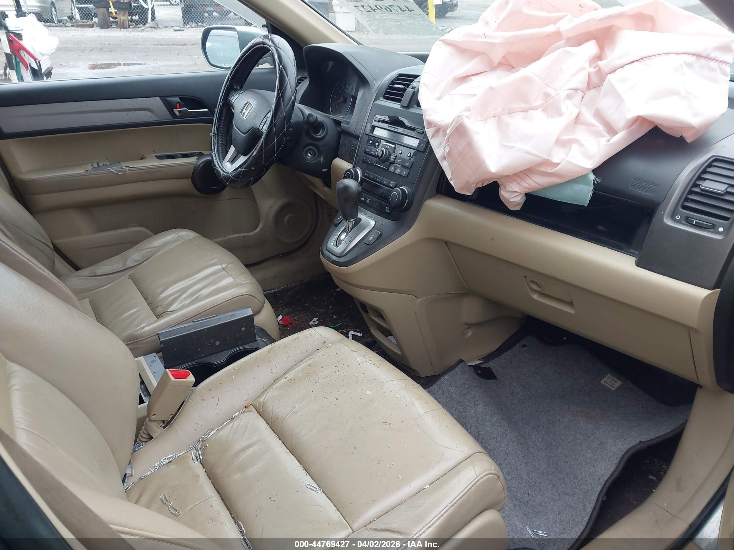 2010 Honda Cr-v Ex-l Green vin: JHLRE4H73AC008176