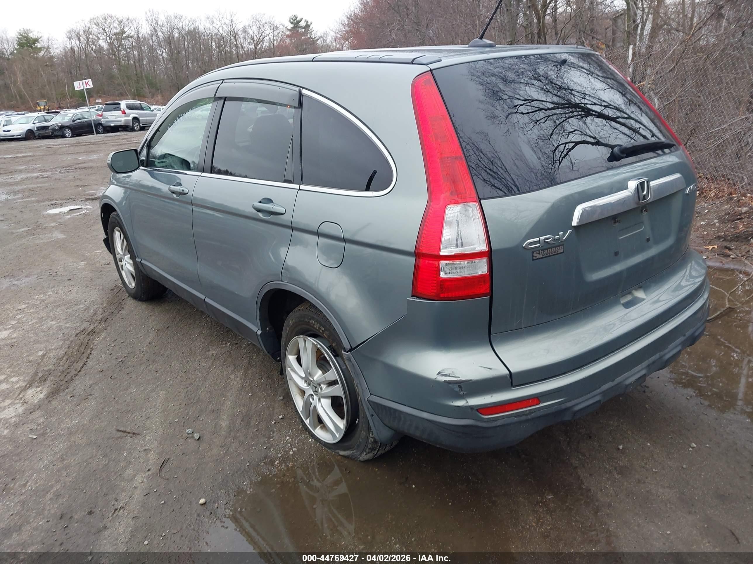 2010 Honda Cr-v Ex-l Green vin: JHLRE4H73AC008176