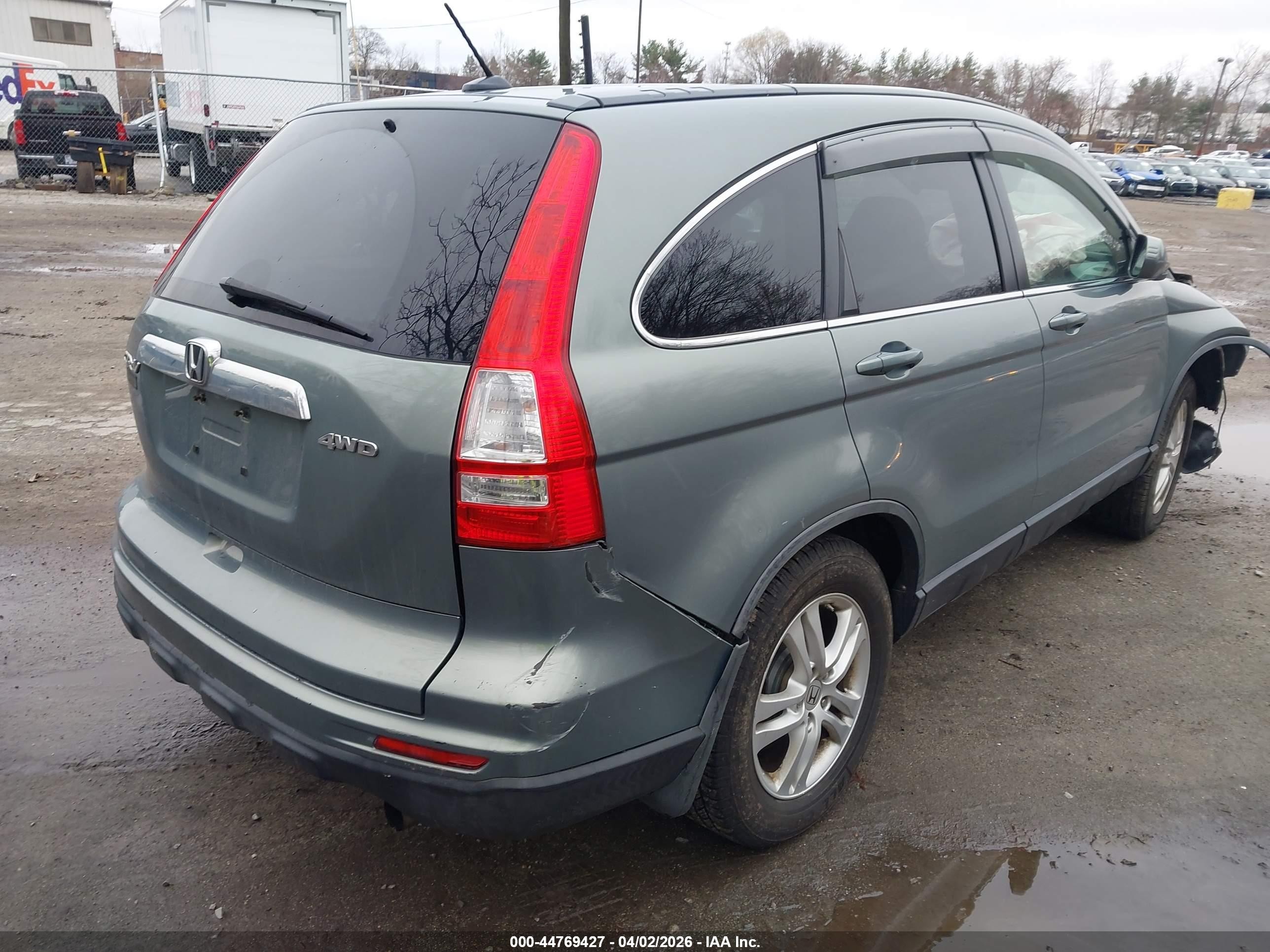 2010 Honda Cr-v Ex-l Green vin: JHLRE4H73AC008176