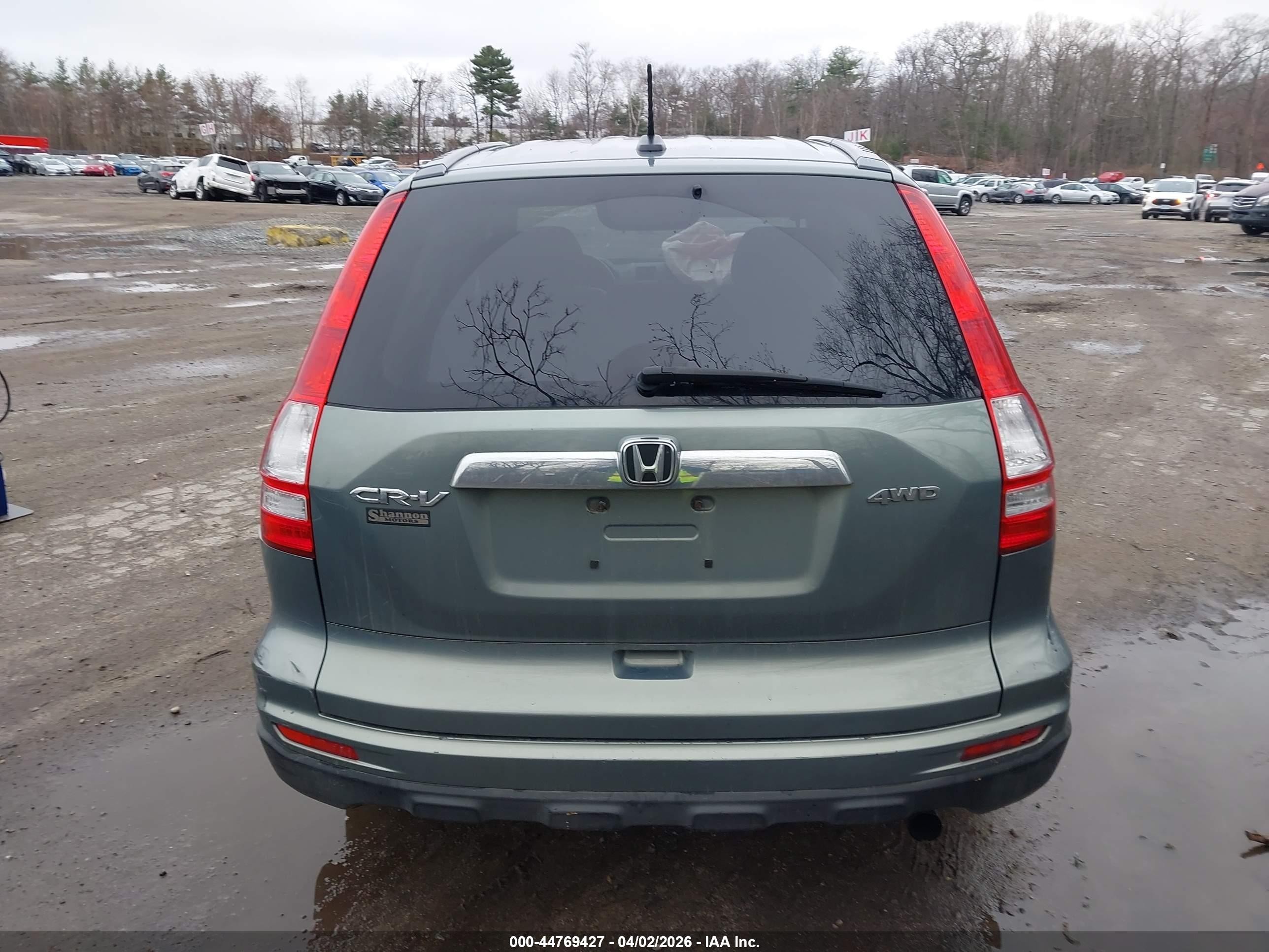 2010 Honda Cr-v Ex-l Green vin: JHLRE4H73AC008176