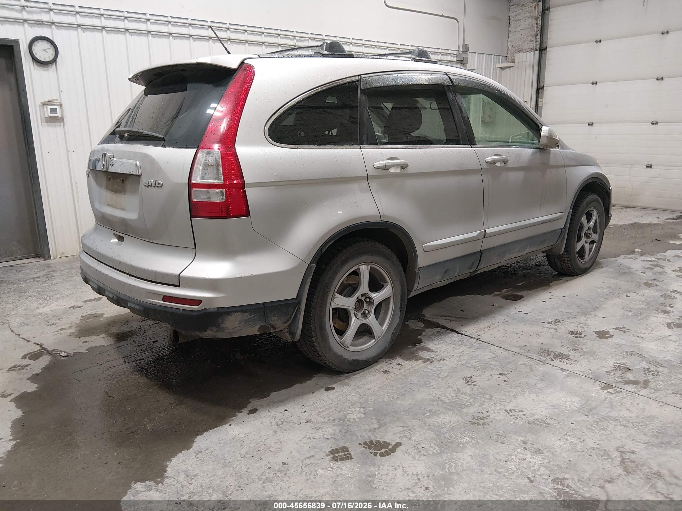 2011 Honda Cr-v Ex-l Silver vin: JHLRE4H73BC010012