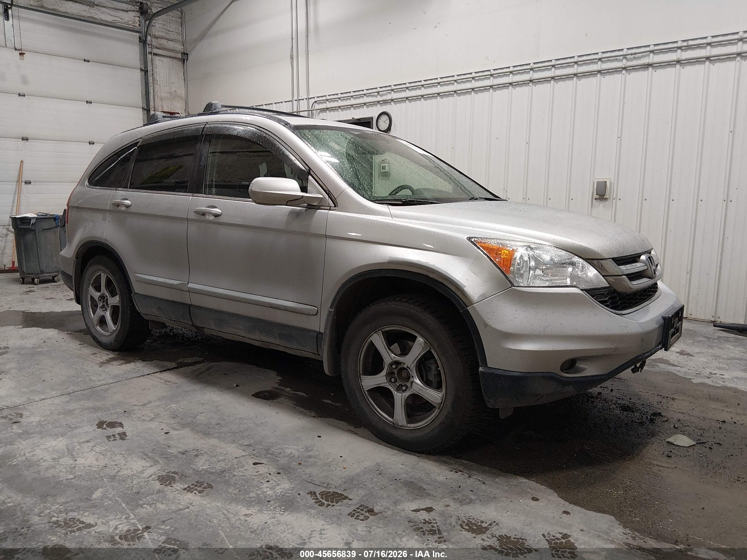 2011 Honda Cr-v Ex-l Silver vin: JHLRE4H73BC010012