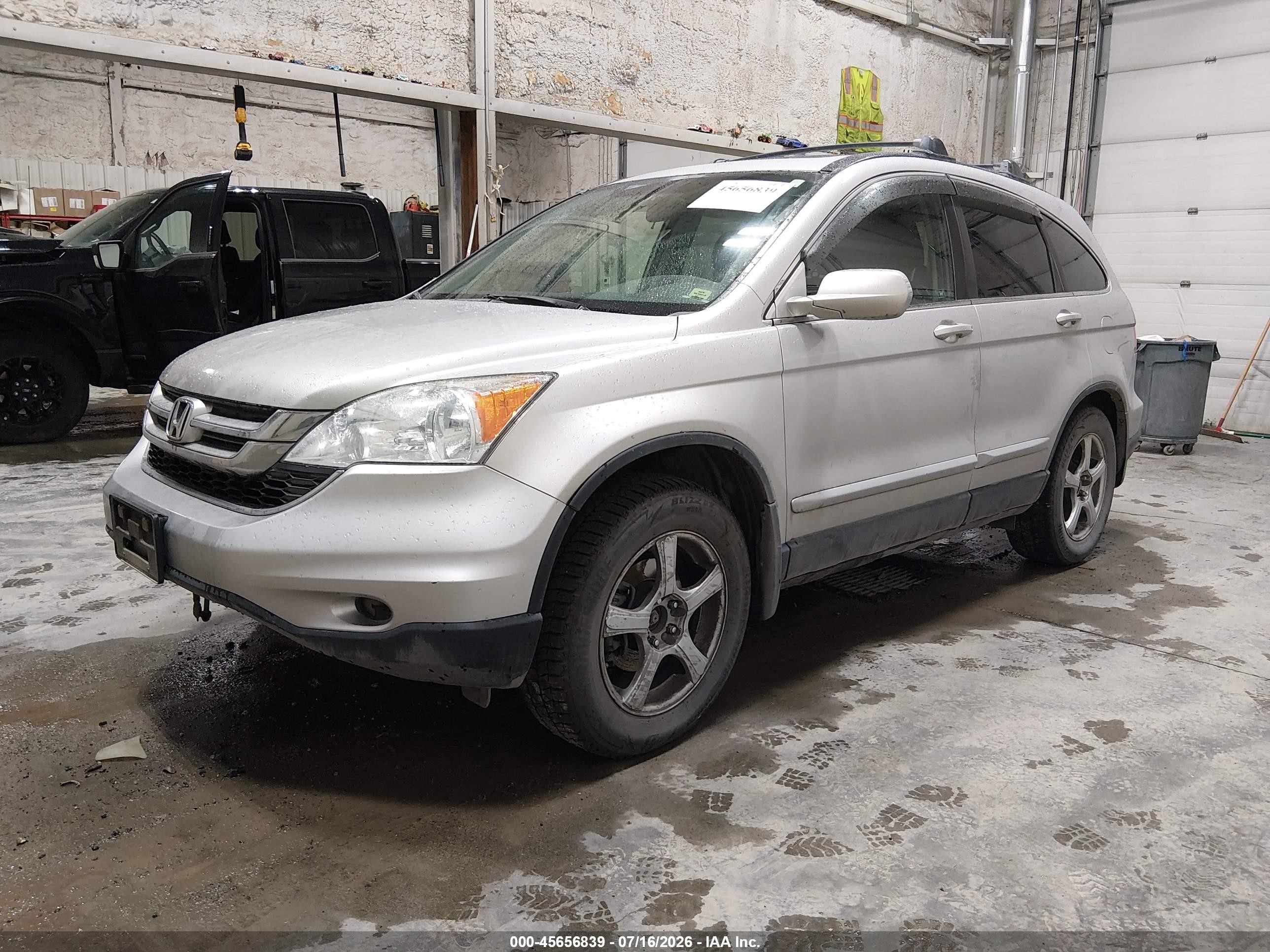 2011 Honda Cr-v Ex-l Silver vin: JHLRE4H73BC010012