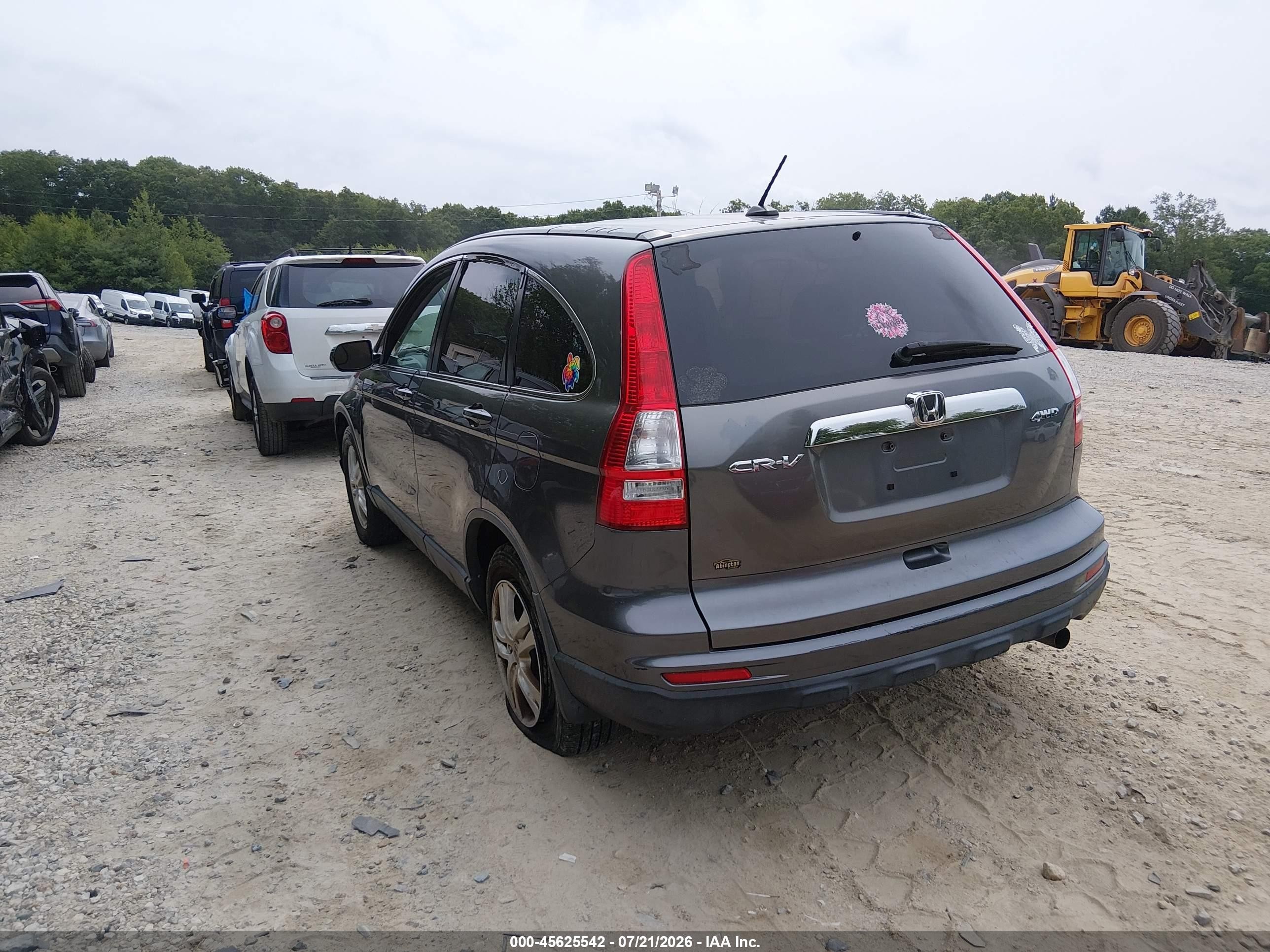 2011 Honda Cr-v Ex-l Gray vin: JHLRE4H73BC017395