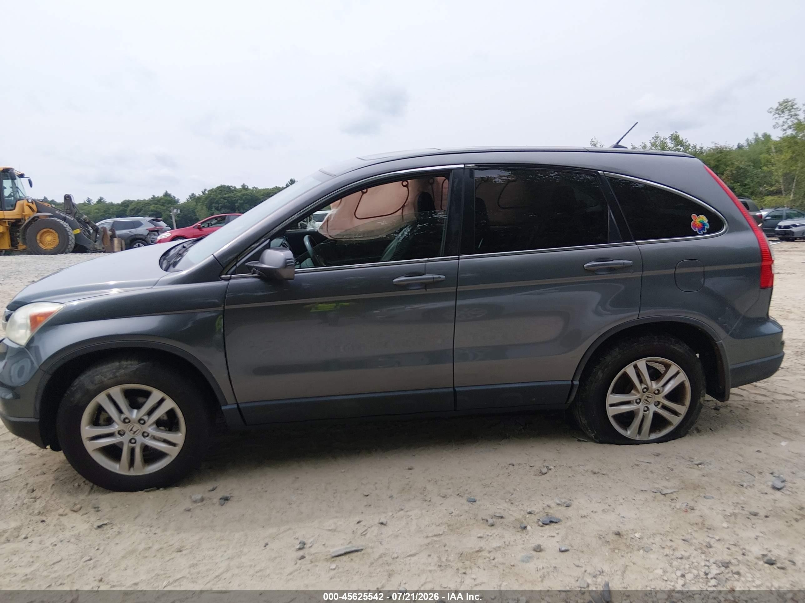 2011 Honda Cr-v Ex-l Gray vin: JHLRE4H73BC017395