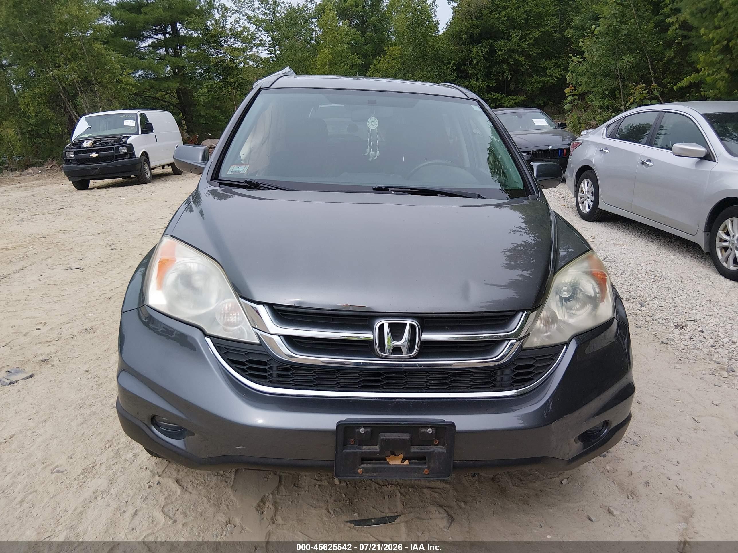 2011 Honda Cr-v Ex-l Gray vin: JHLRE4H73BC017395