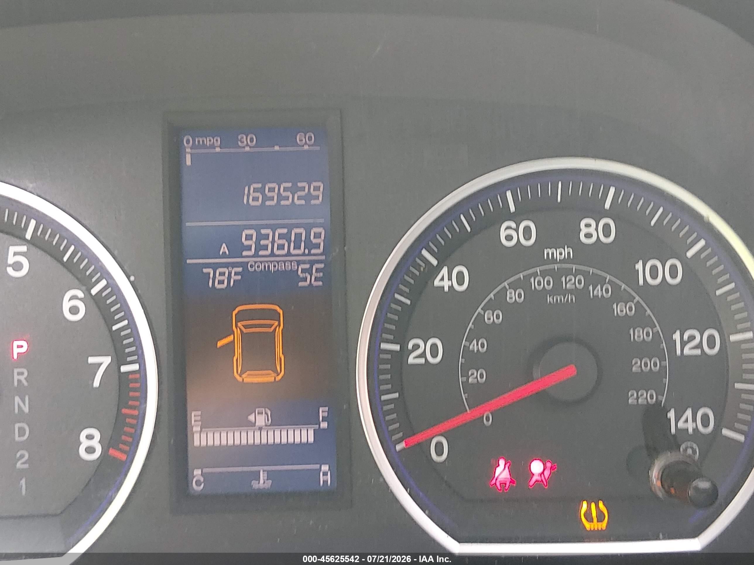 2011 Honda Cr-v Ex-l Gray vin: JHLRE4H73BC017395