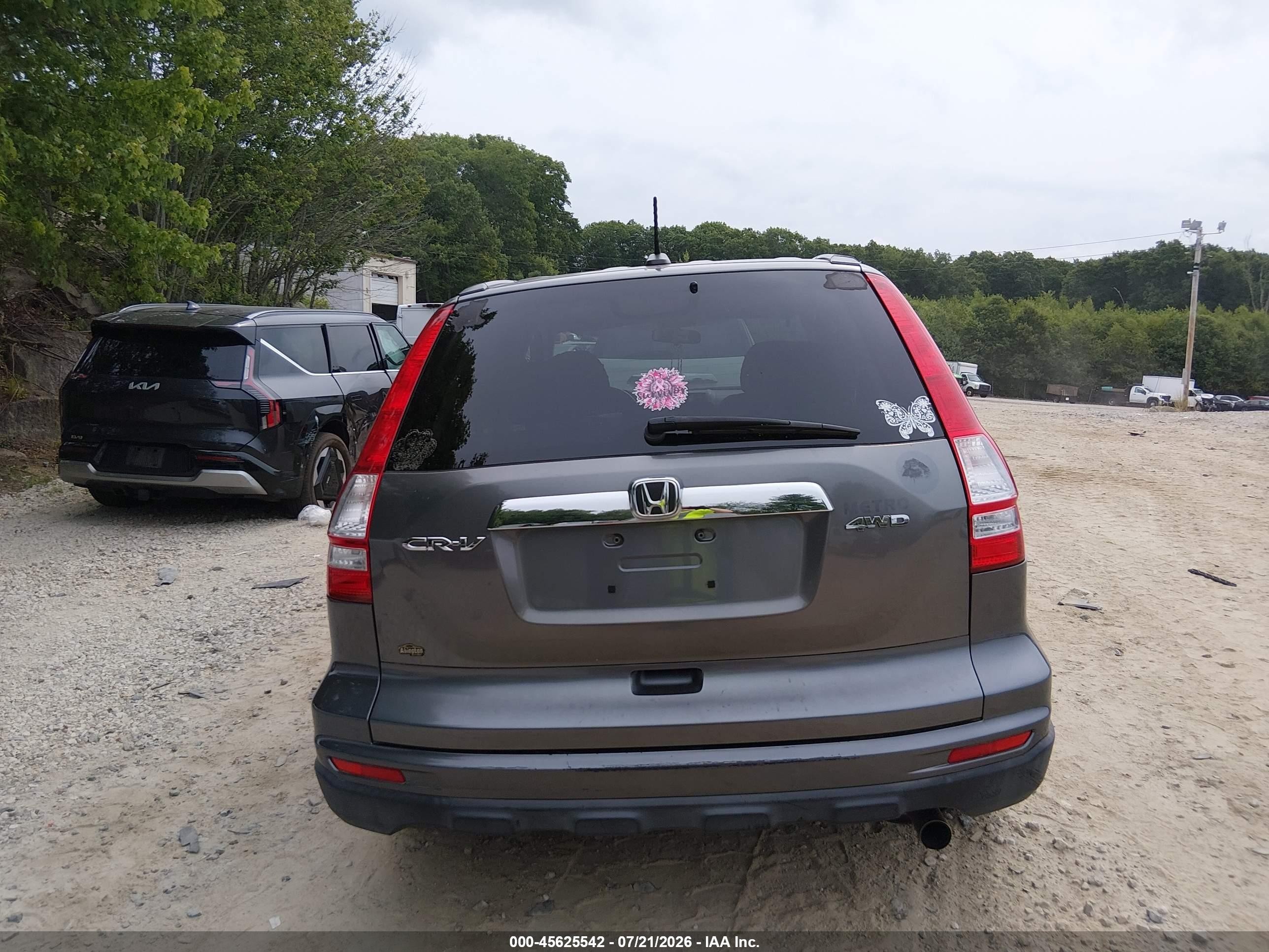 2011 Honda Cr-v Ex-l Gray vin: JHLRE4H73BC017395