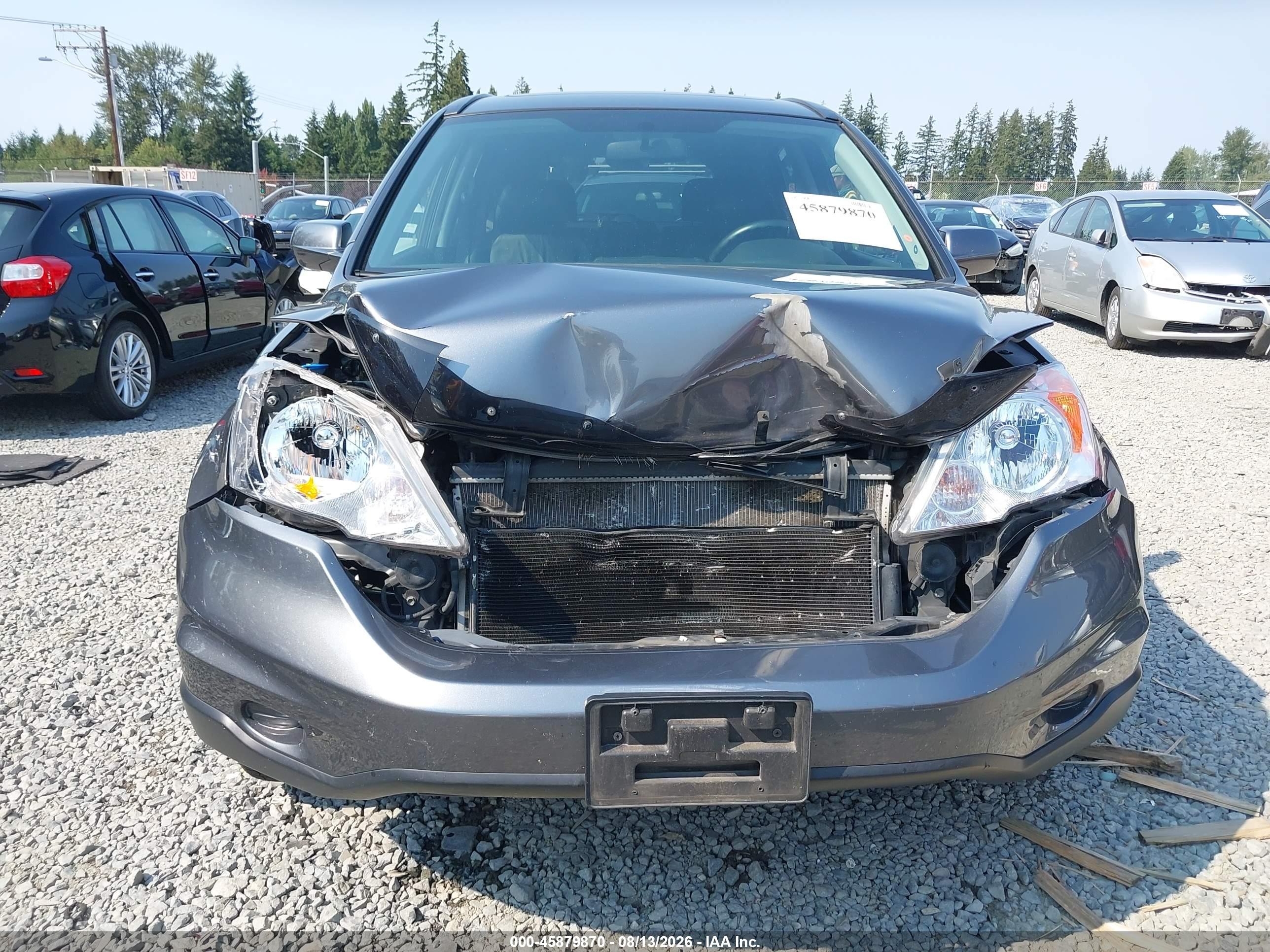 2011 Honda Cr-v Ex-l Gray vin: JHLRE4H73BC019048