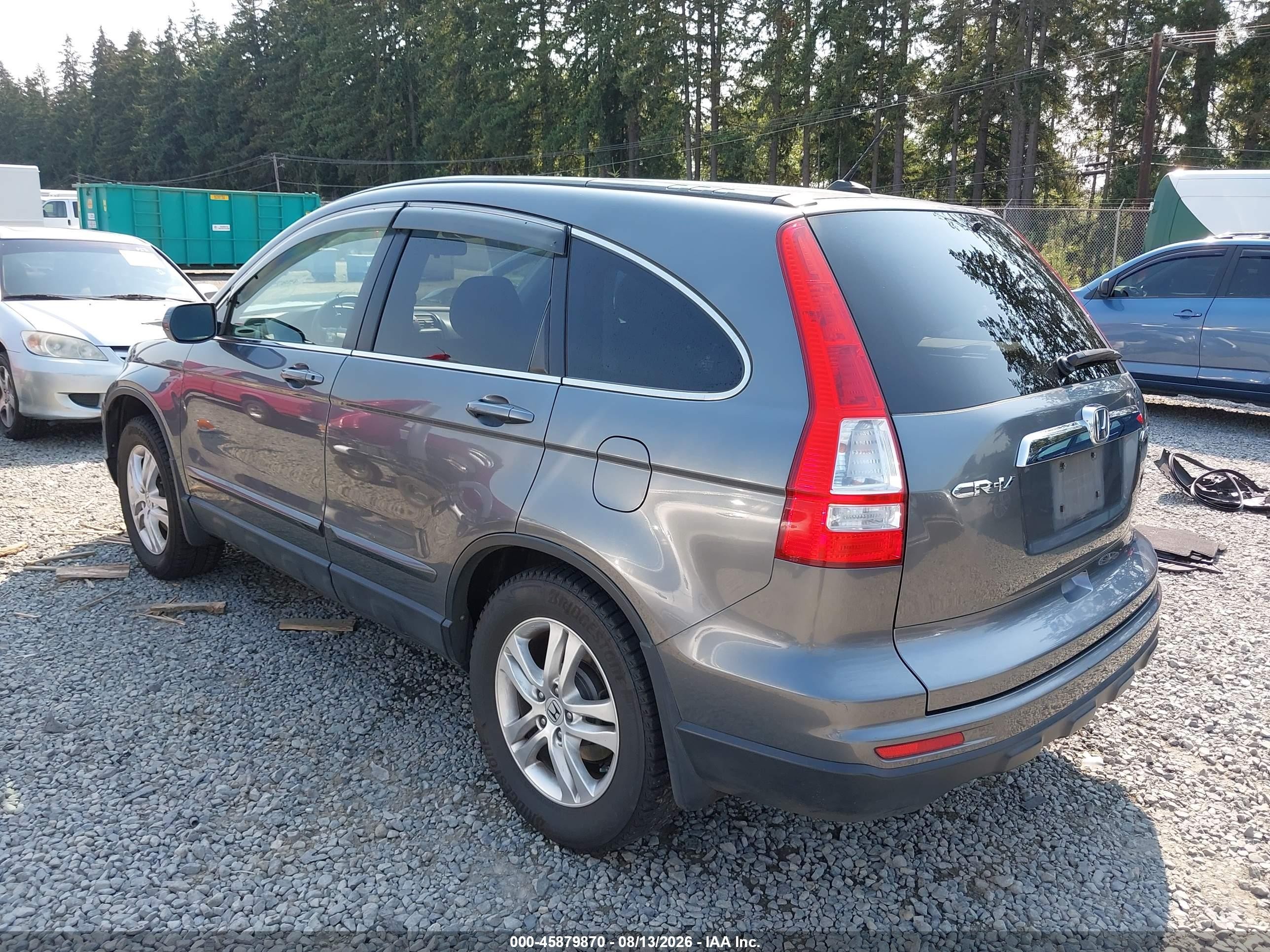 2011 Honda Cr-v Ex-l Gray vin: JHLRE4H73BC019048