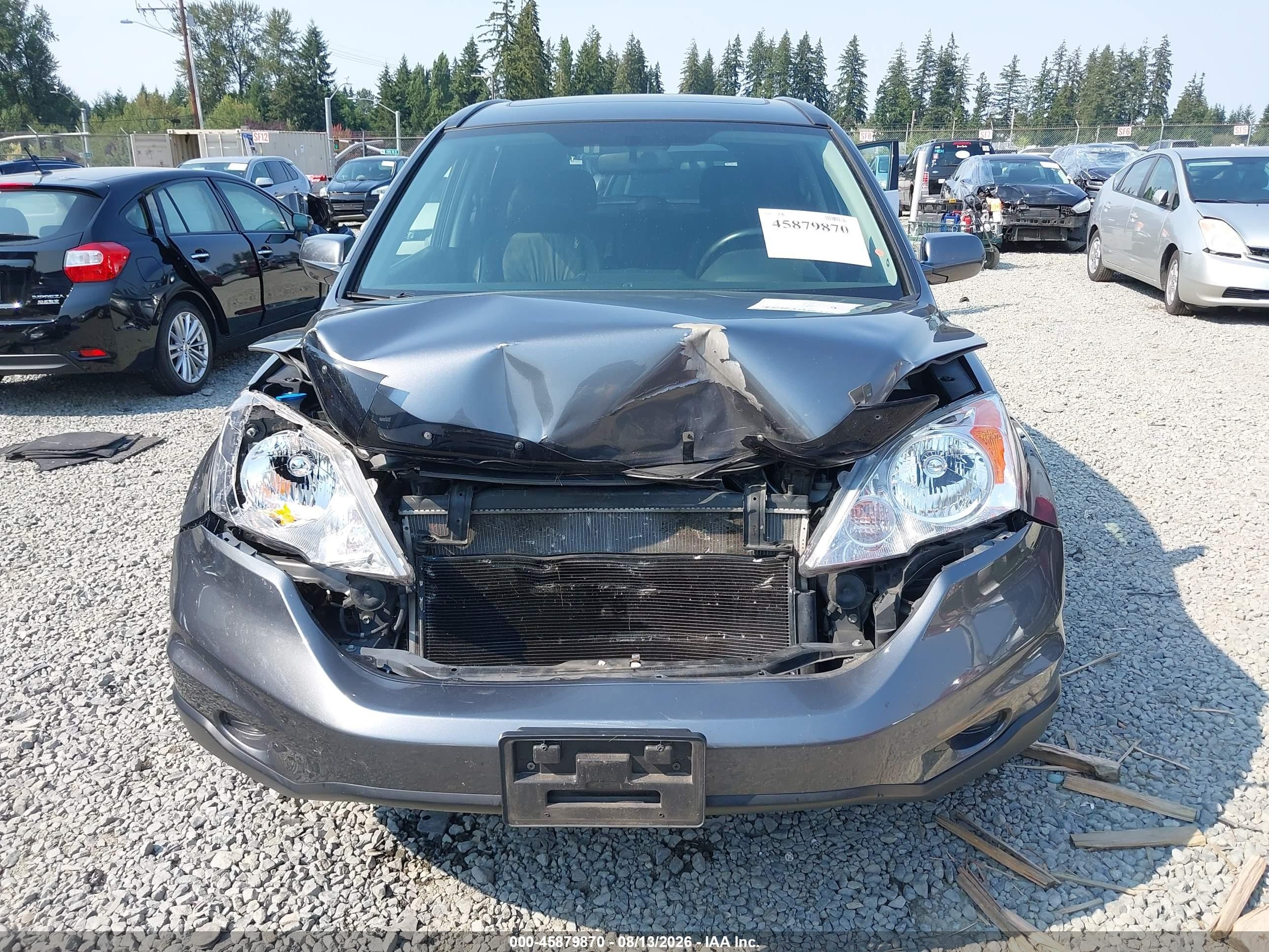 2011 Honda Cr-v Ex-l Gray vin: JHLRE4H73BC019048