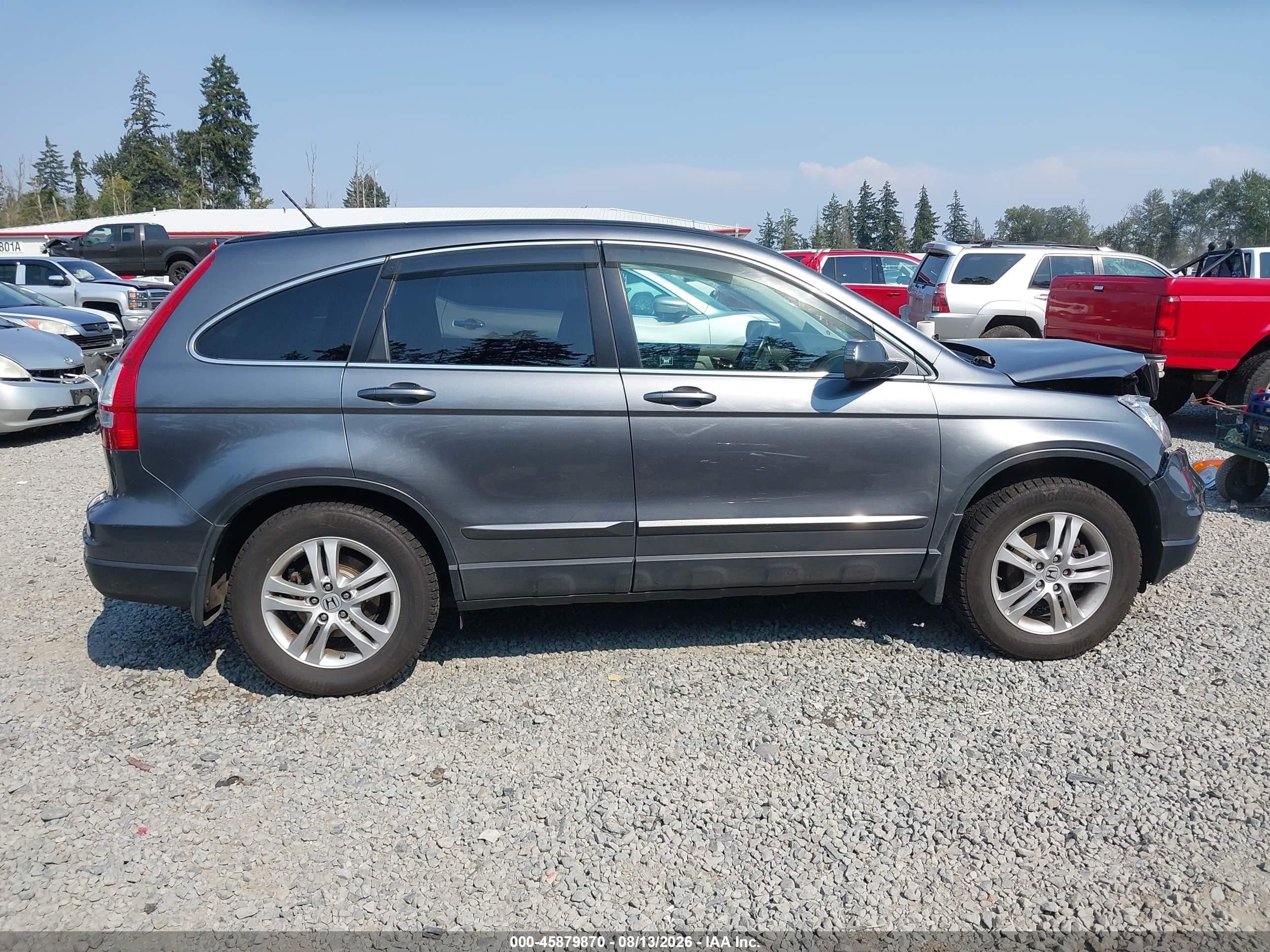 2011 Honda Cr-v Ex-l Gray vin: JHLRE4H73BC019048
