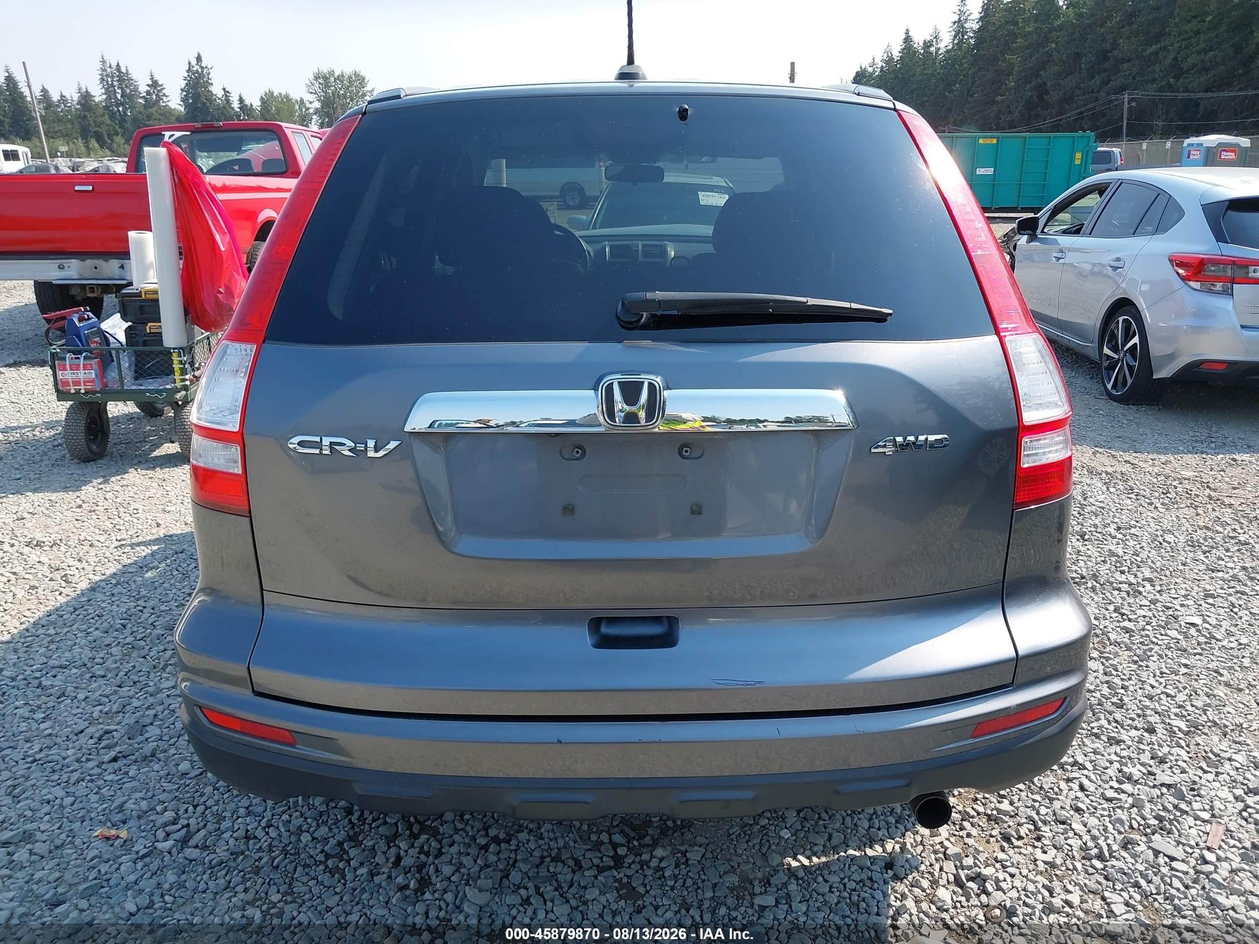 2011 Honda Cr-v Ex-l Gray vin: JHLRE4H73BC019048