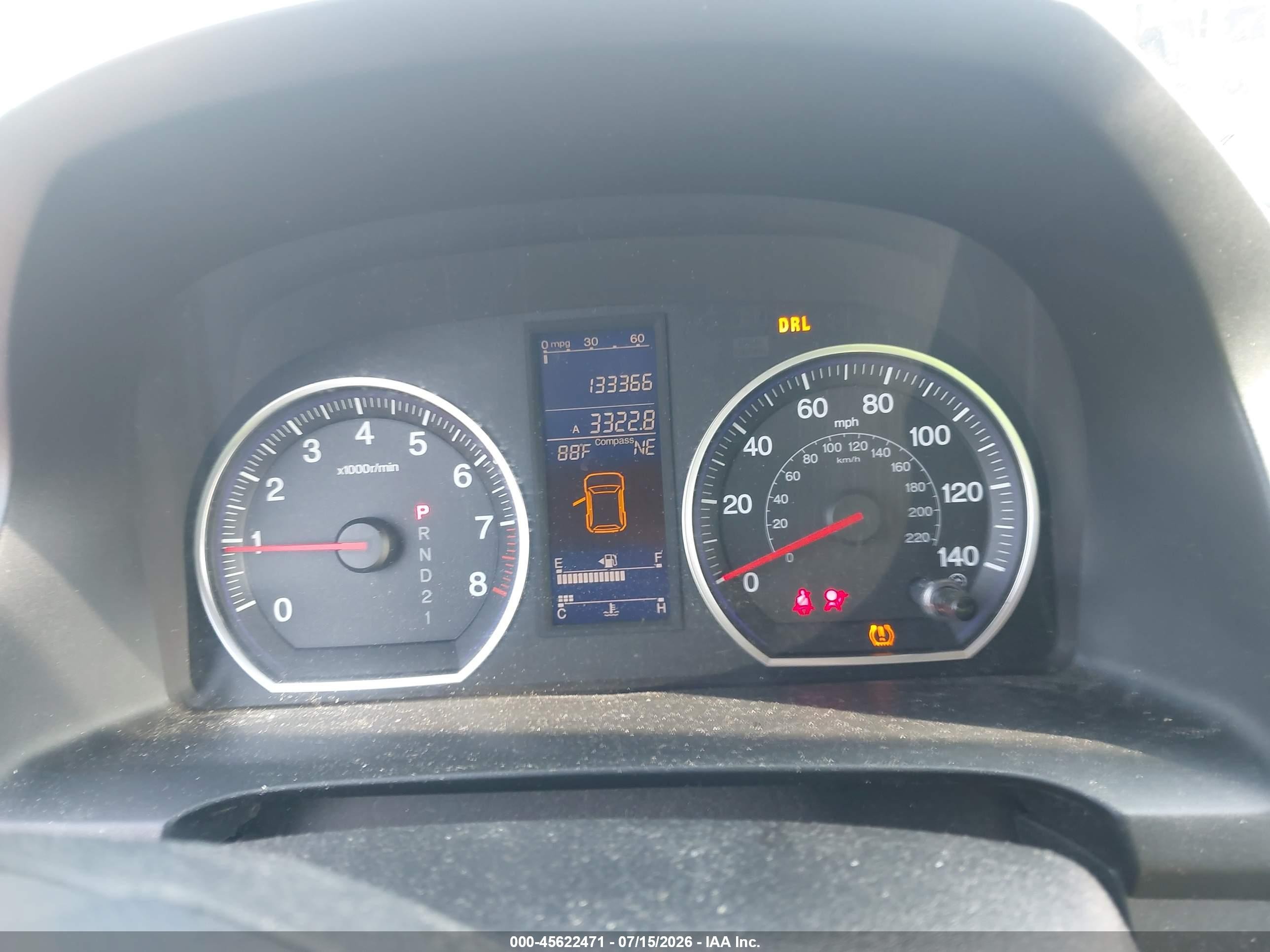2011 Honda Cr-v Ex-l Red vin: JHLRE4H73BC023326