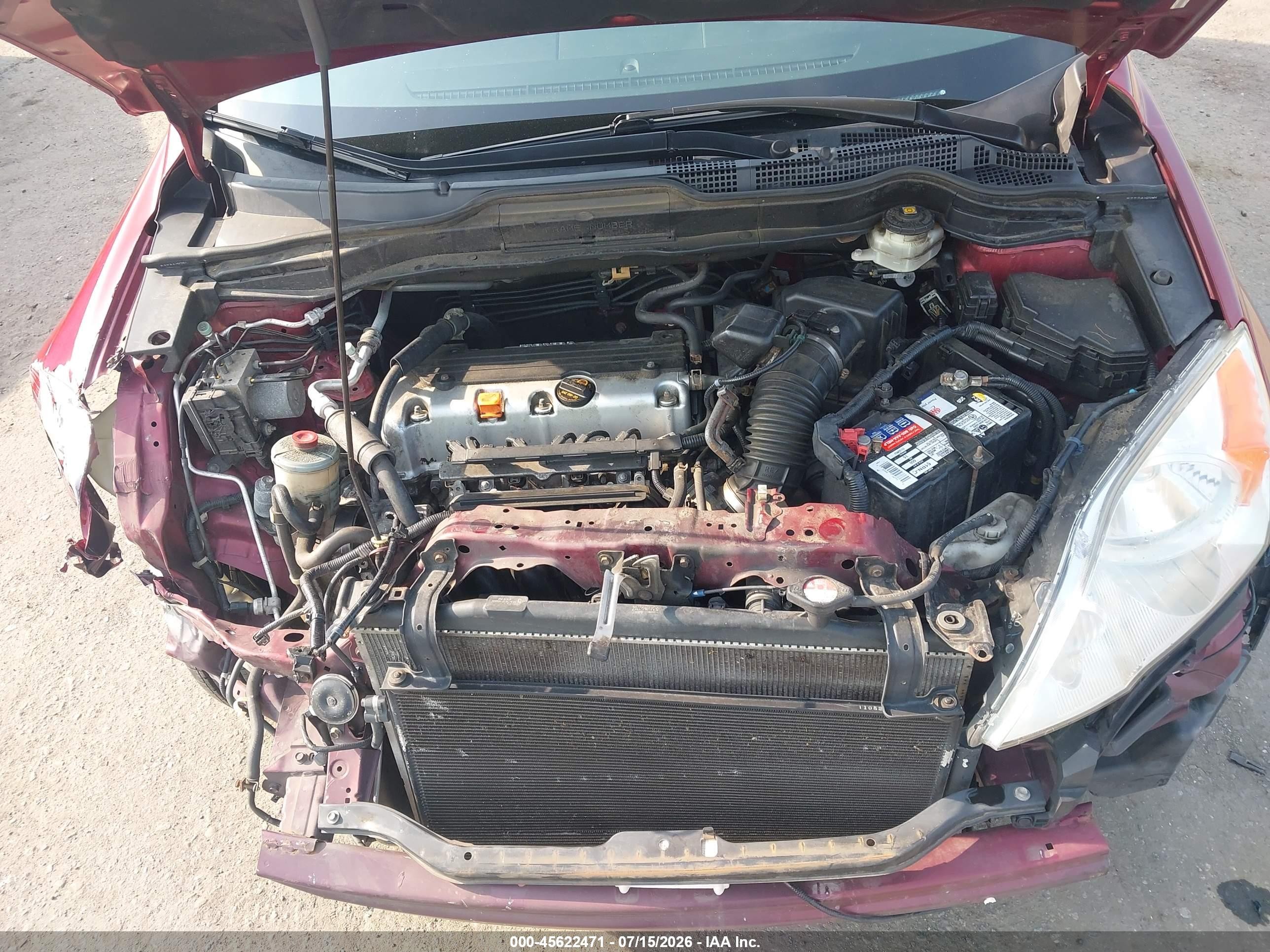 2011 Honda Cr-v Ex-l Red vin: JHLRE4H73BC023326
