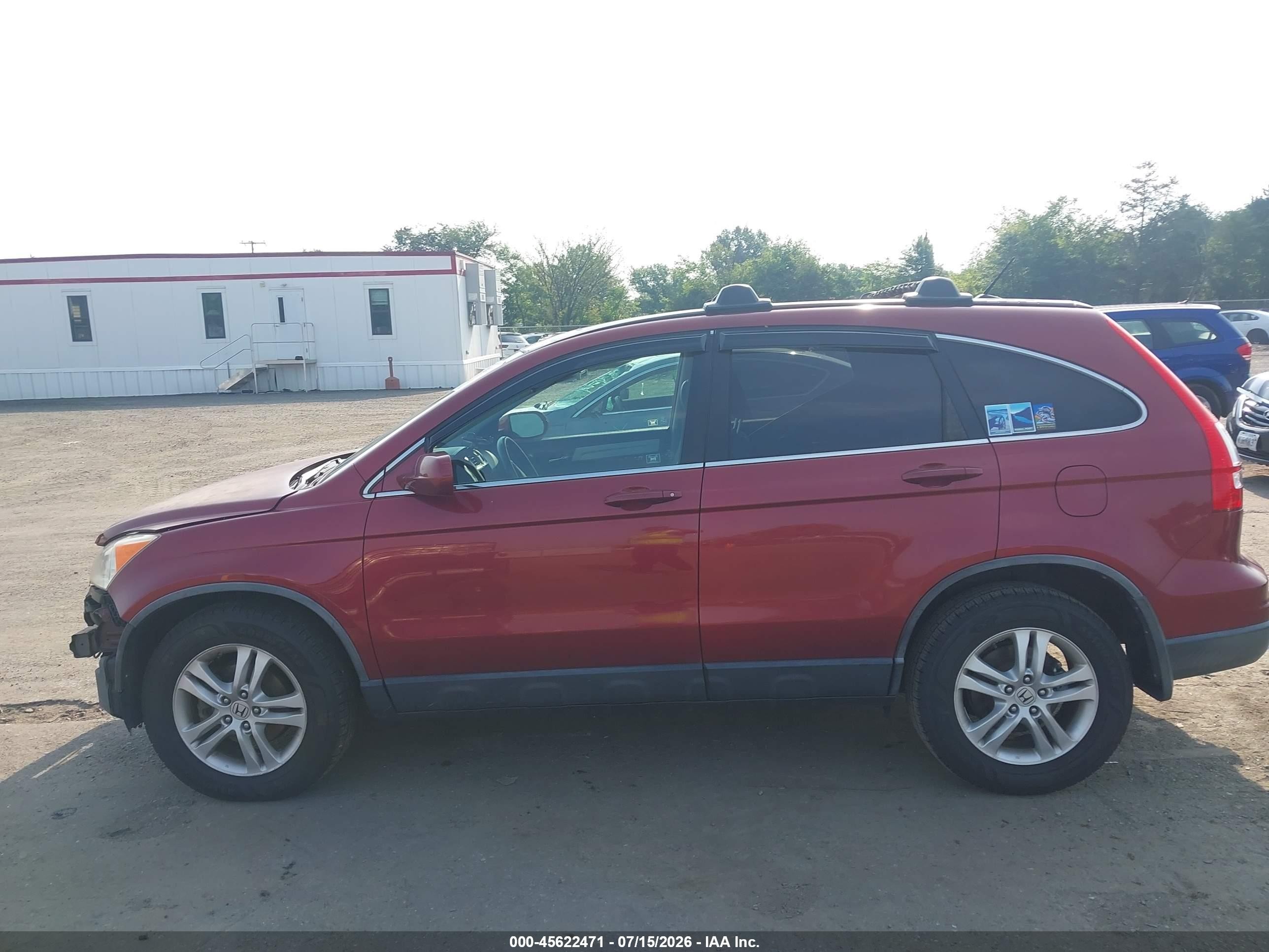 2011 Honda Cr-v Ex-l Red vin: JHLRE4H73BC023326