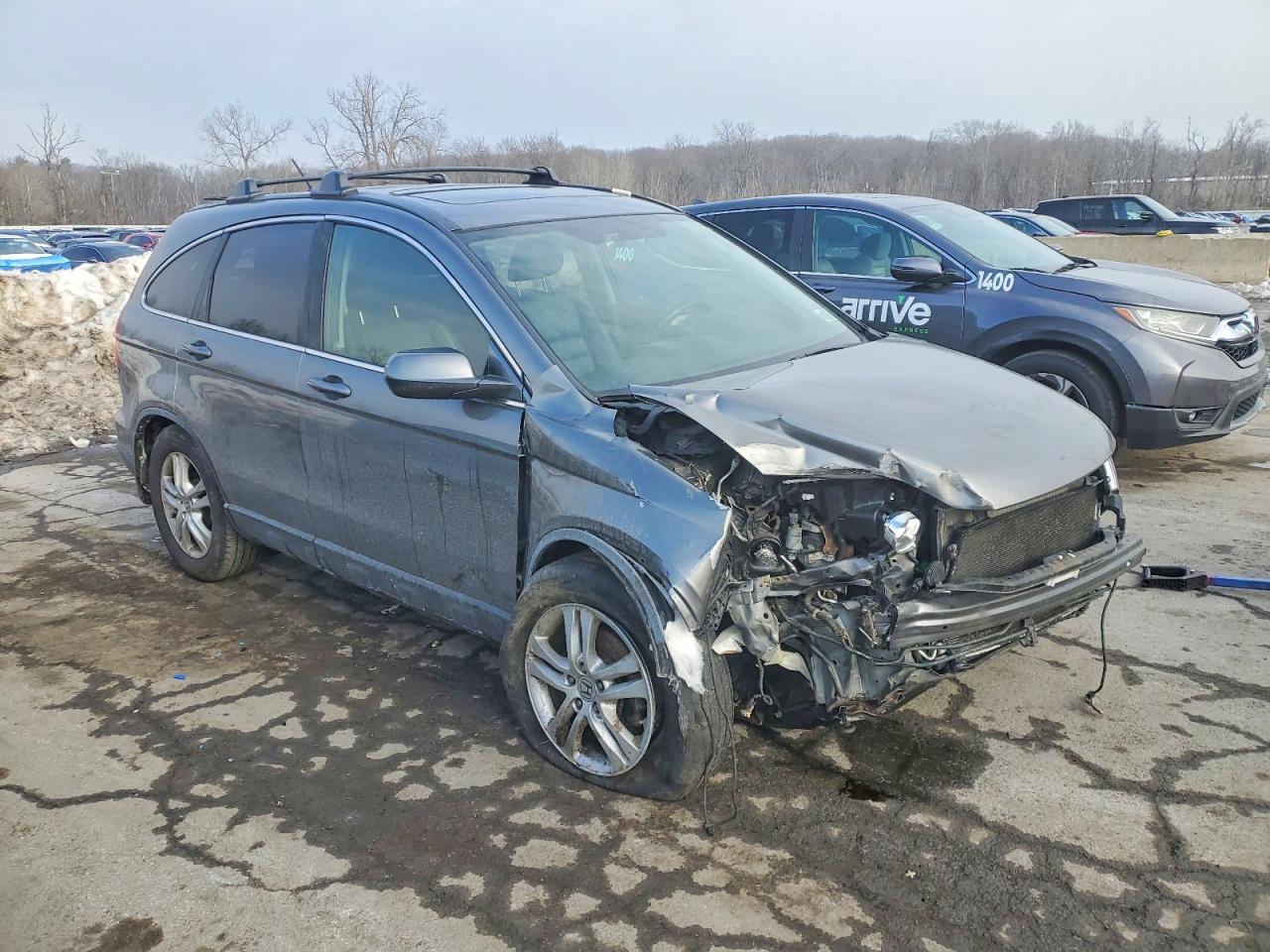 2011 Honda Cr-v Exl Gray vin: JHLRE4H73BC025819
