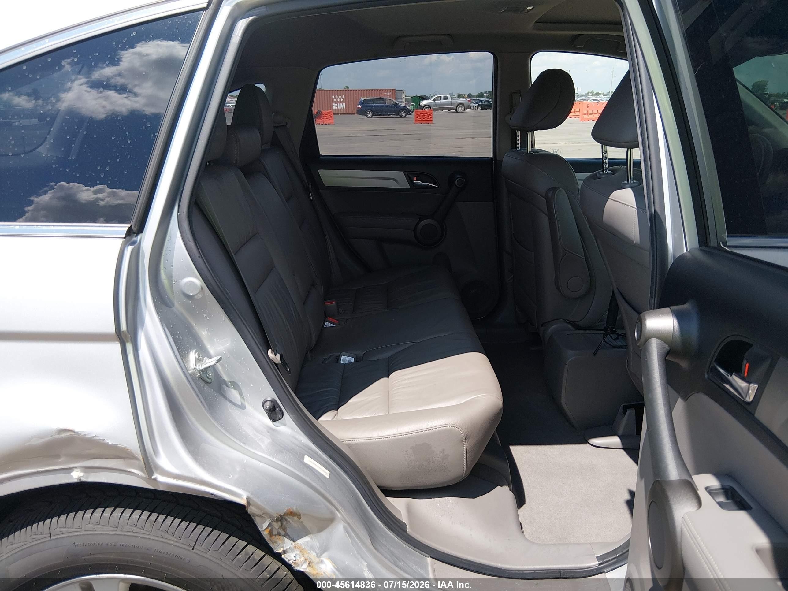 2011 Honda Cr-v Ex-l Silver vin: JHLRE4H73BC028526
