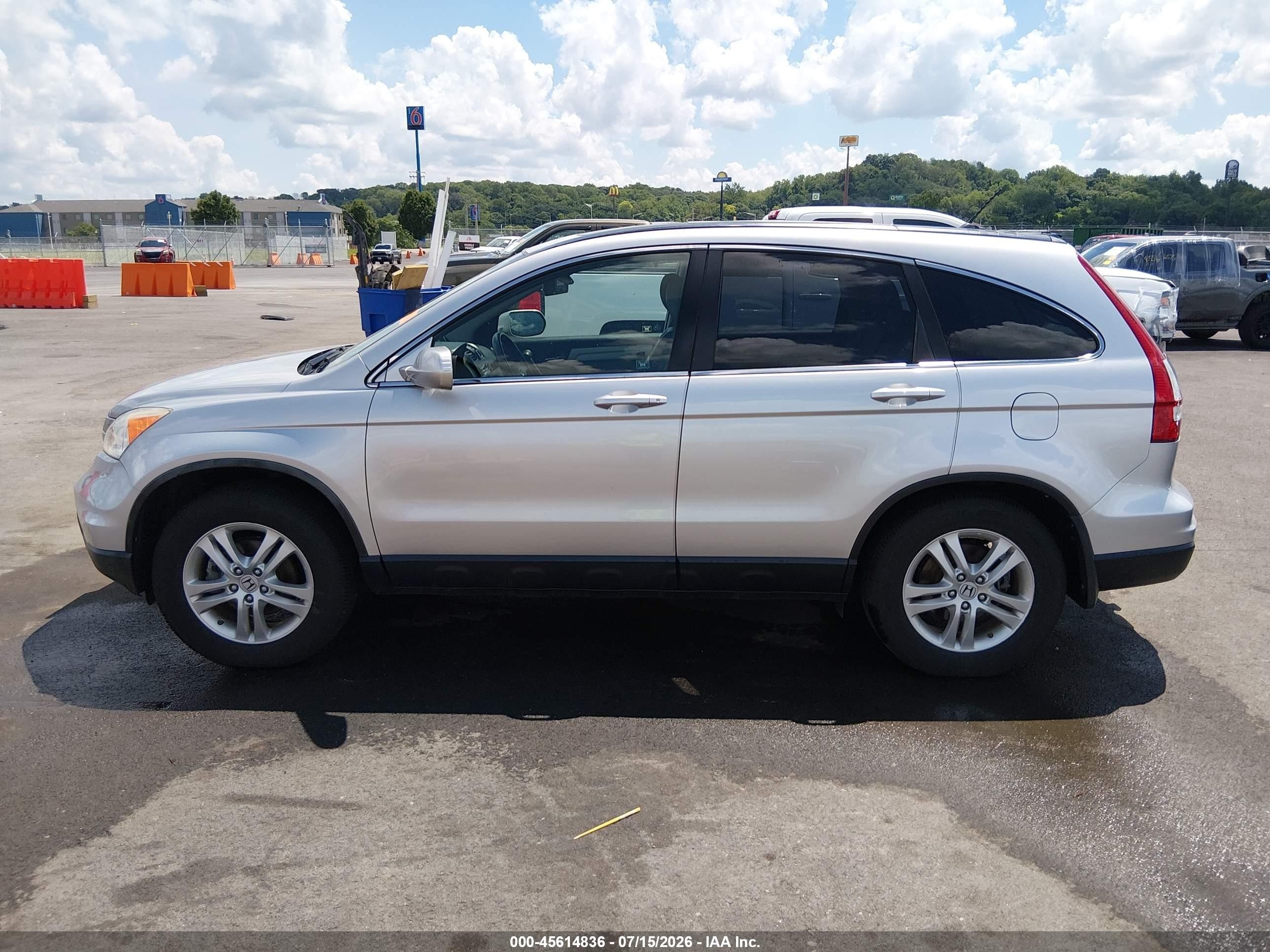 2011 Honda Cr-v Ex-l Silver vin: JHLRE4H73BC028526