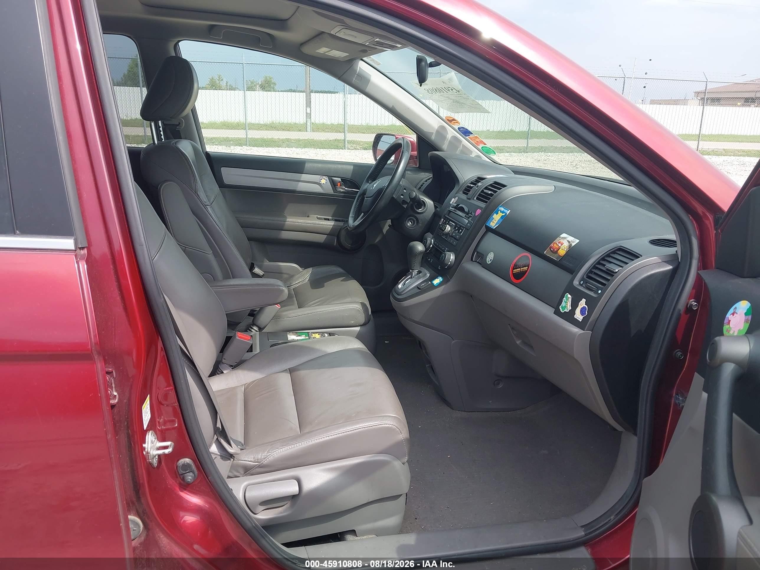 2010 Honda Cr-v Ex-l Red vin: JHLRE4H74AC006906