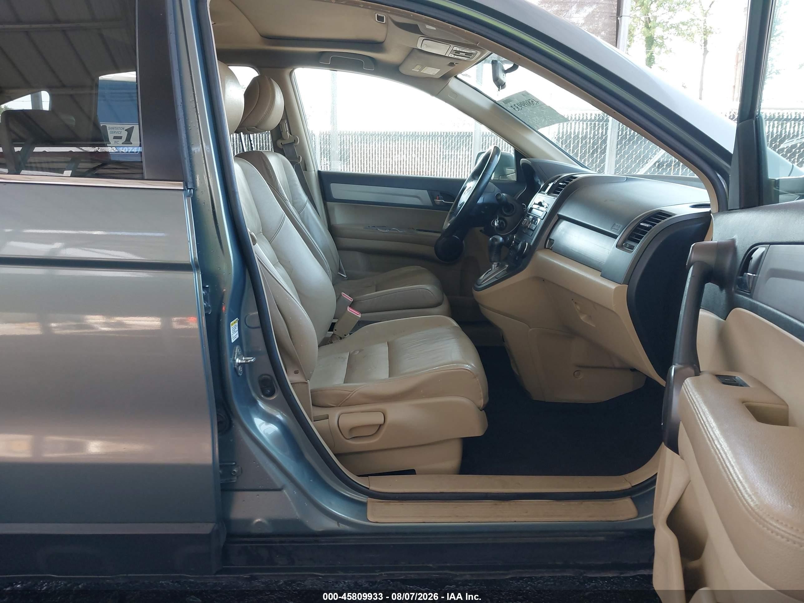 2010 Honda Cr-v Ex-l Зеленый vin: JHLRE4H74AC010731