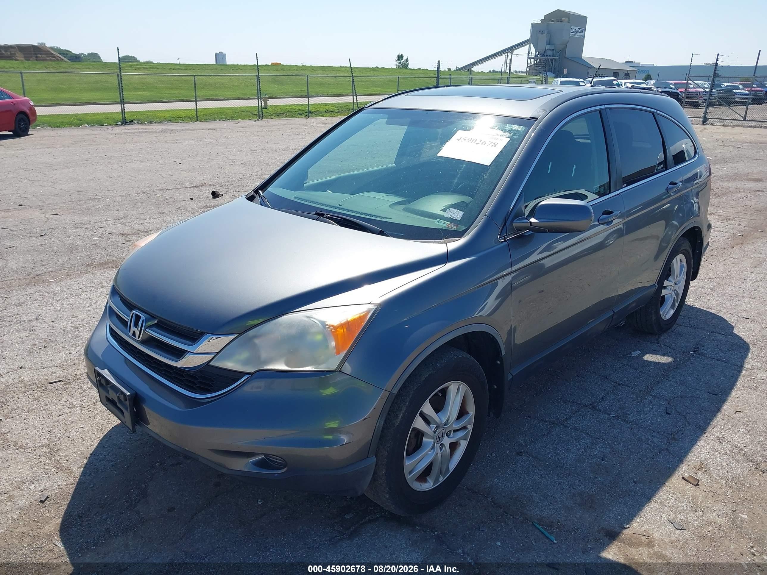 2011 Honda Cr-v Ex-l Gray vin: JHLRE4H74BC006499