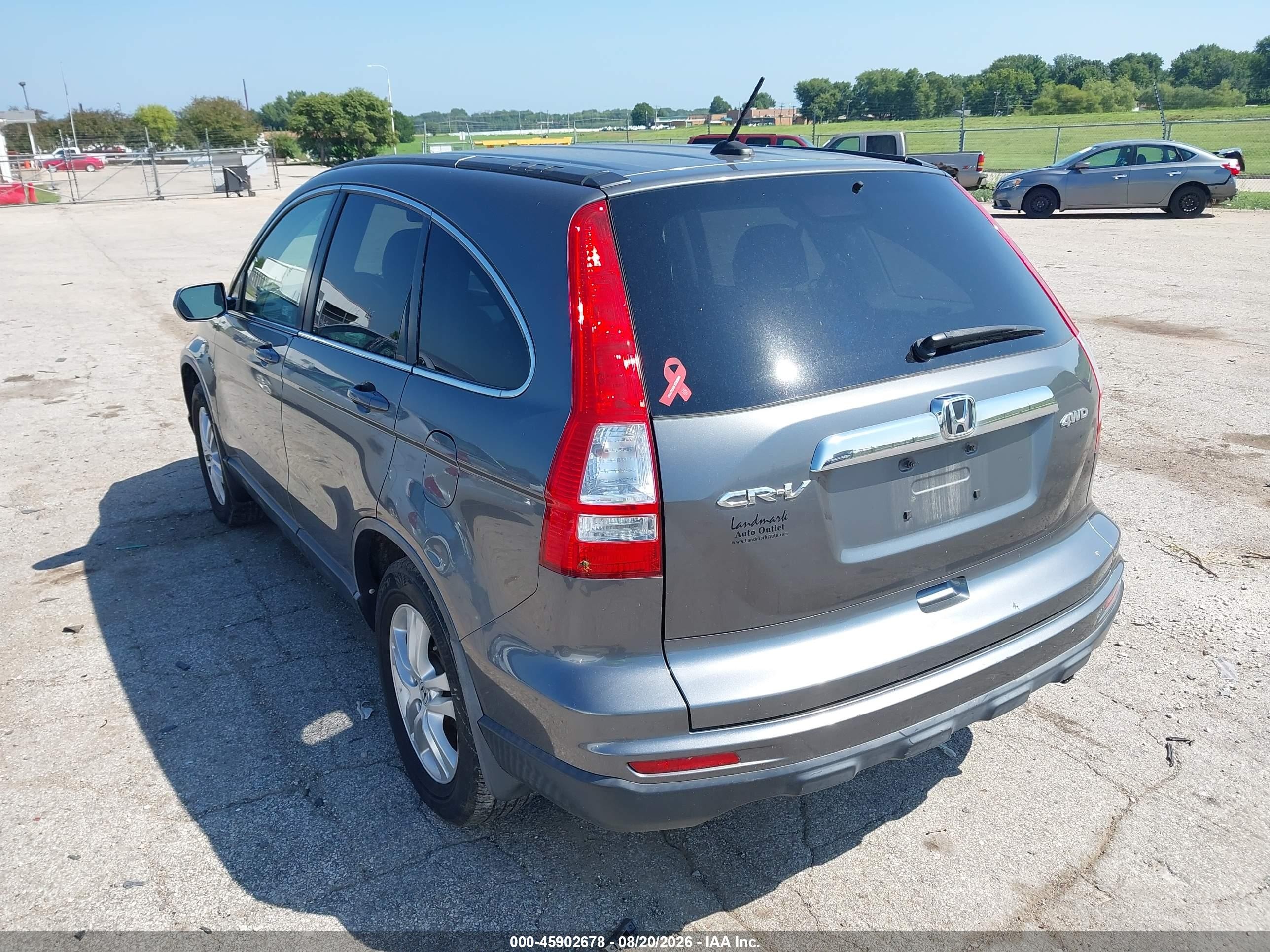 2011 Honda Cr-v Ex-l Gray vin: JHLRE4H74BC006499