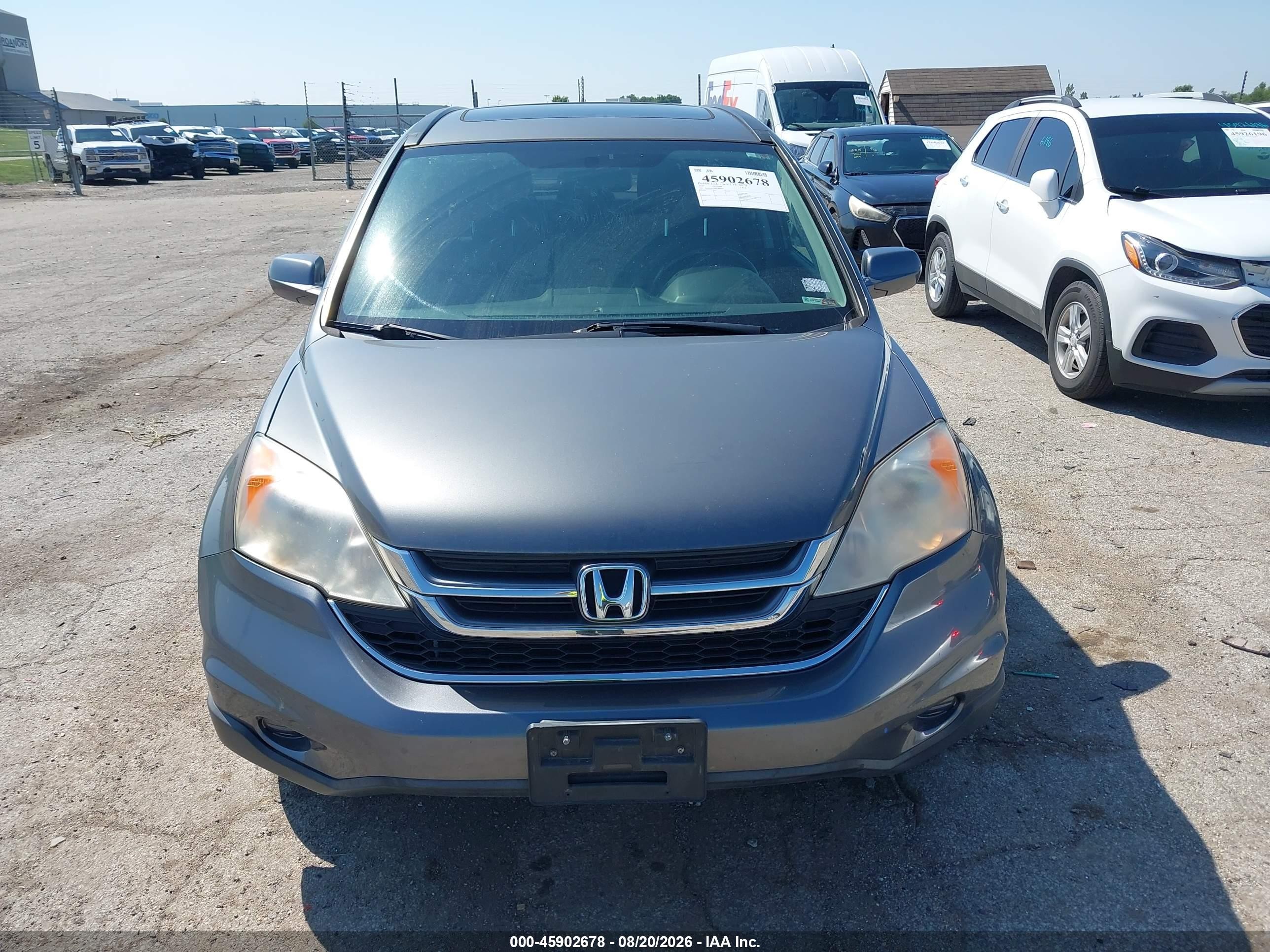 2011 Honda Cr-v Ex-l Gray vin: JHLRE4H74BC006499
