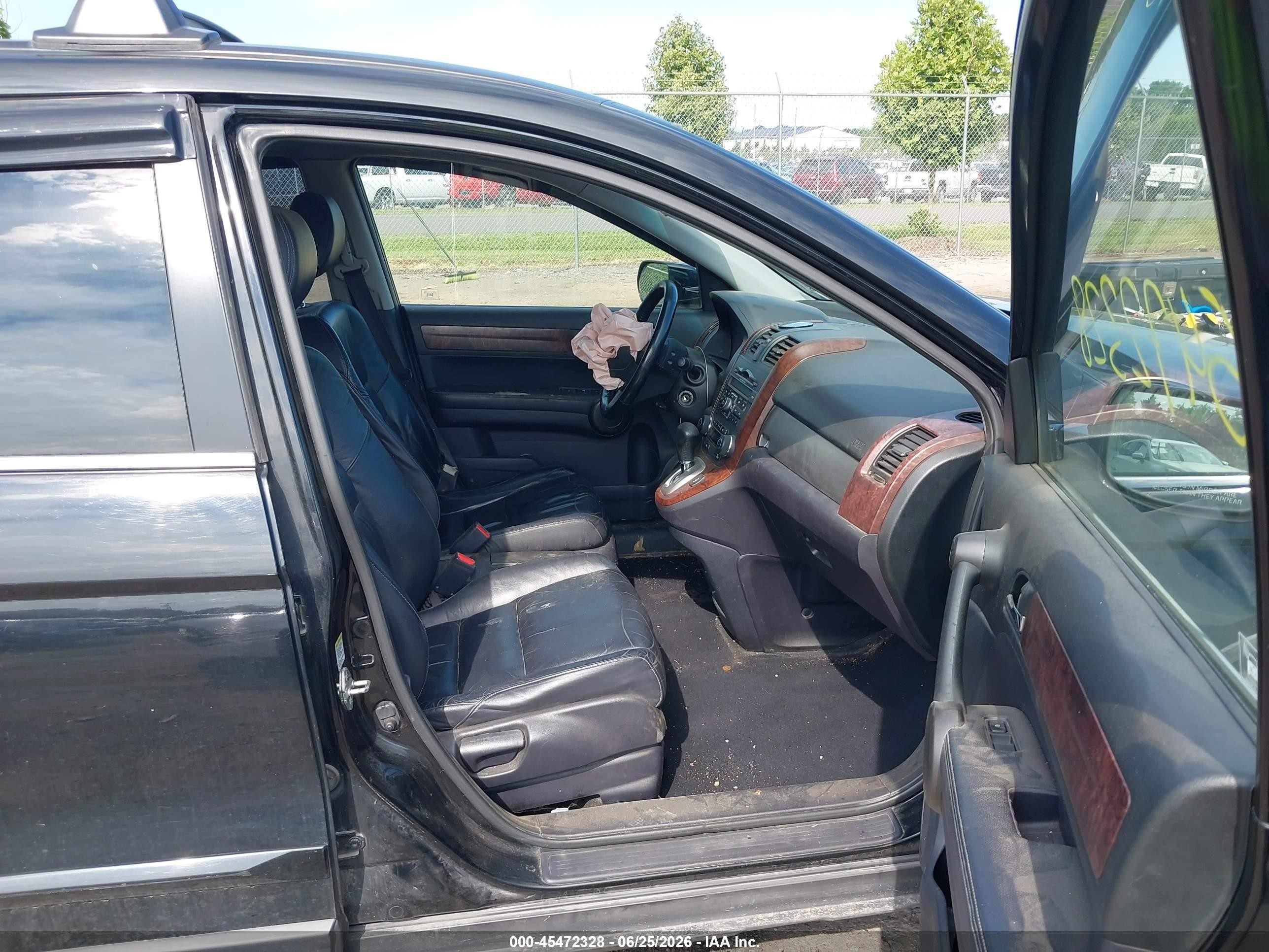 2011 Honda Cr-v Ex-l Black vin: JHLRE4H74BC017289