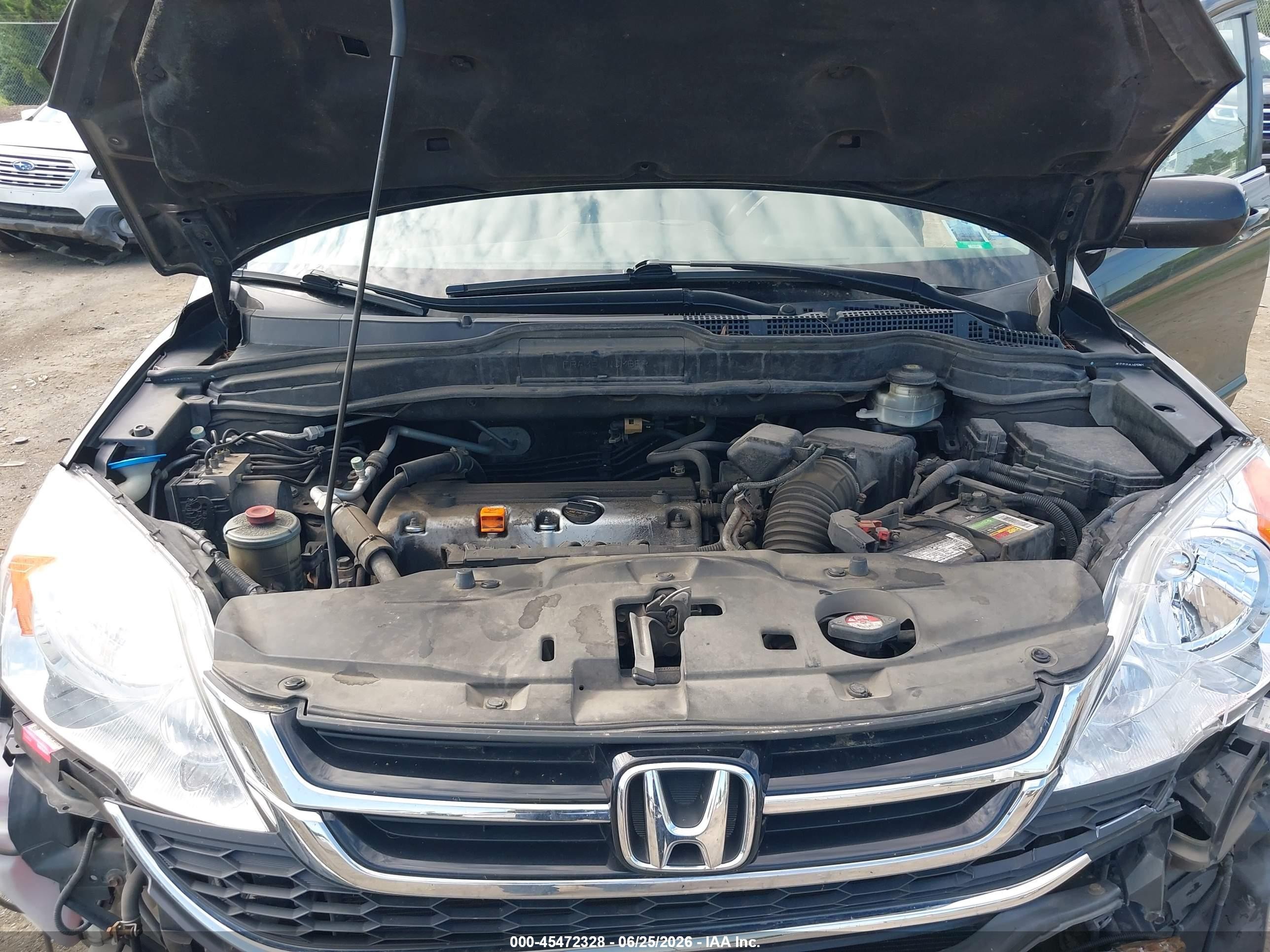 2011 Honda Cr-v Ex-l Black vin: JHLRE4H74BC017289