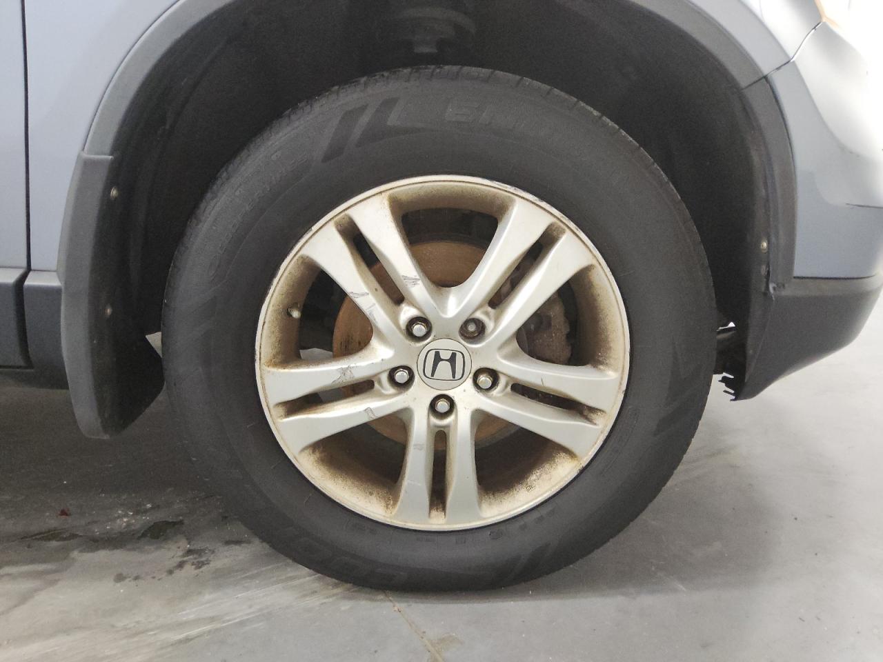 2011 Honda Cr-v Exl Blue vin: JHLRE4H74BC018183 Damage: Right Front Wheel, Curb Rash, 4 To 5 Inches