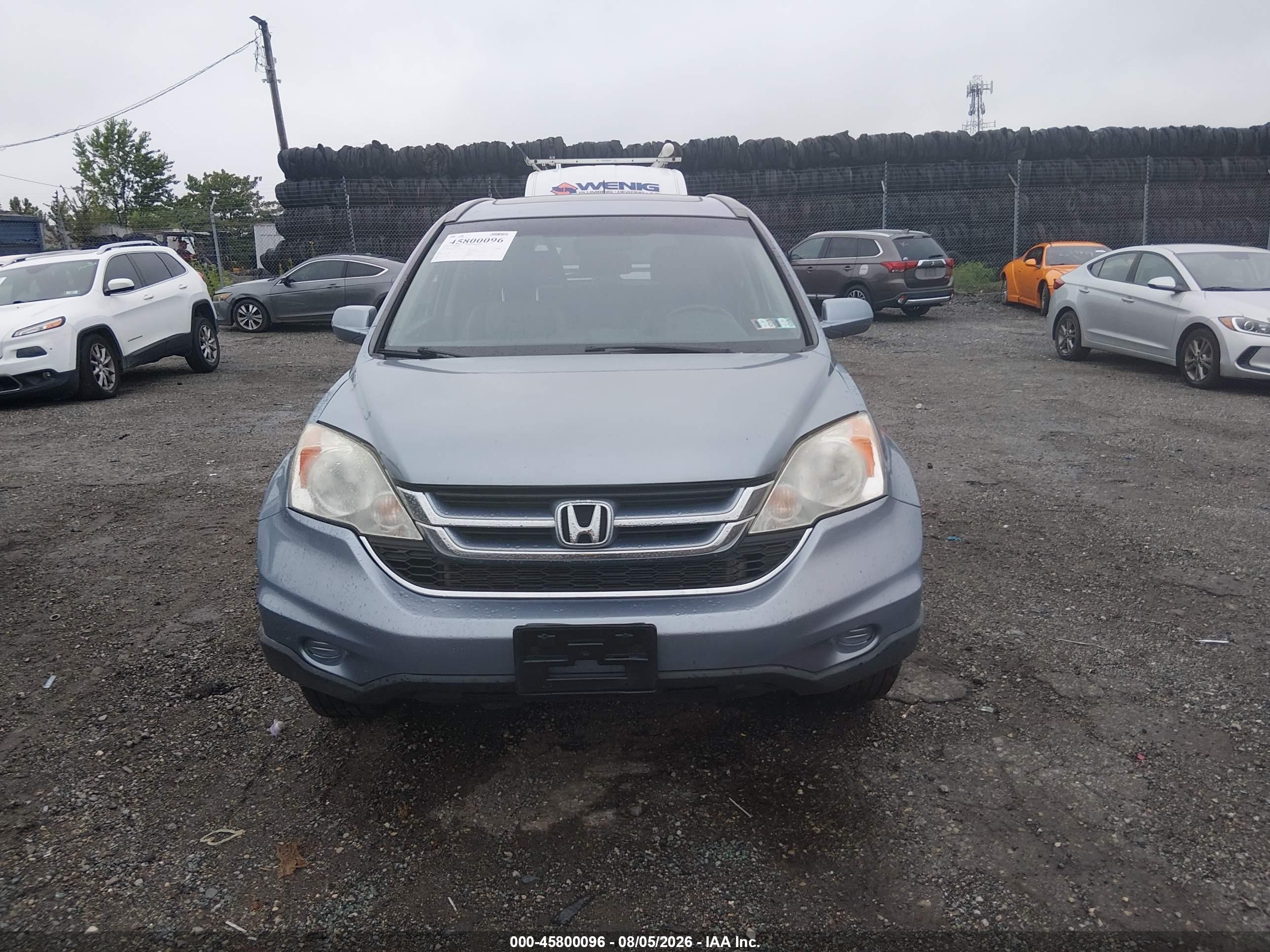 2011 Honda Cr-v Ex-l Light Blue vin: JHLRE4H74BC021682