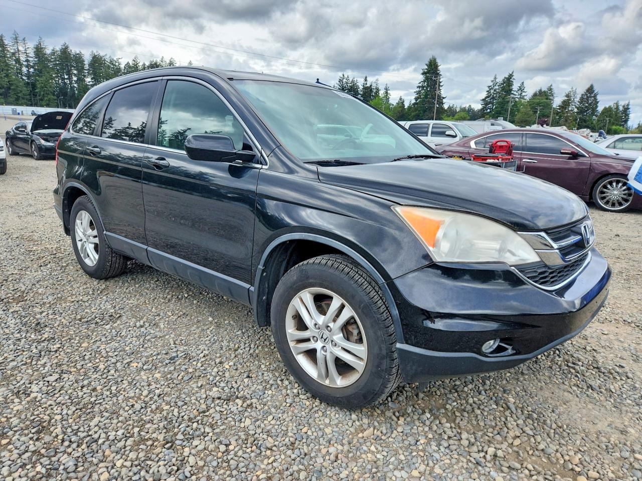 2010 Honda Cr-v Exl Черный vin: JHLRE4H75AC002329