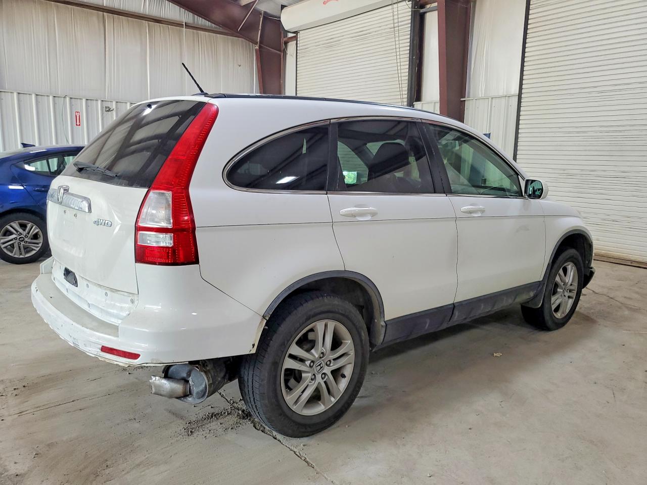 2010 Honda Cr-v Exl White vin: JHLRE4H75AC007725
