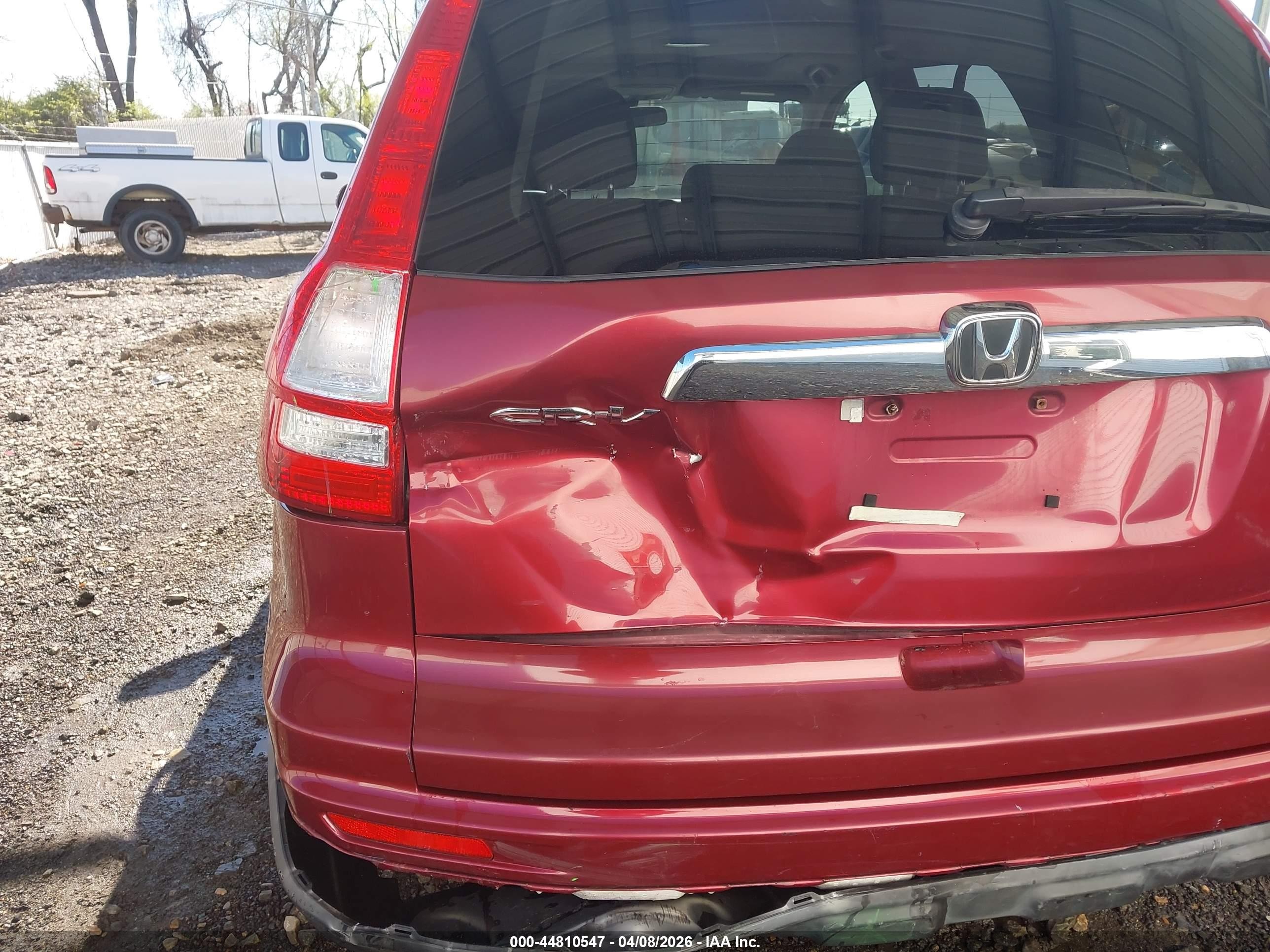 2010 Honda Cr-v Ex-l Red vin: JHLRE4H75AC014917