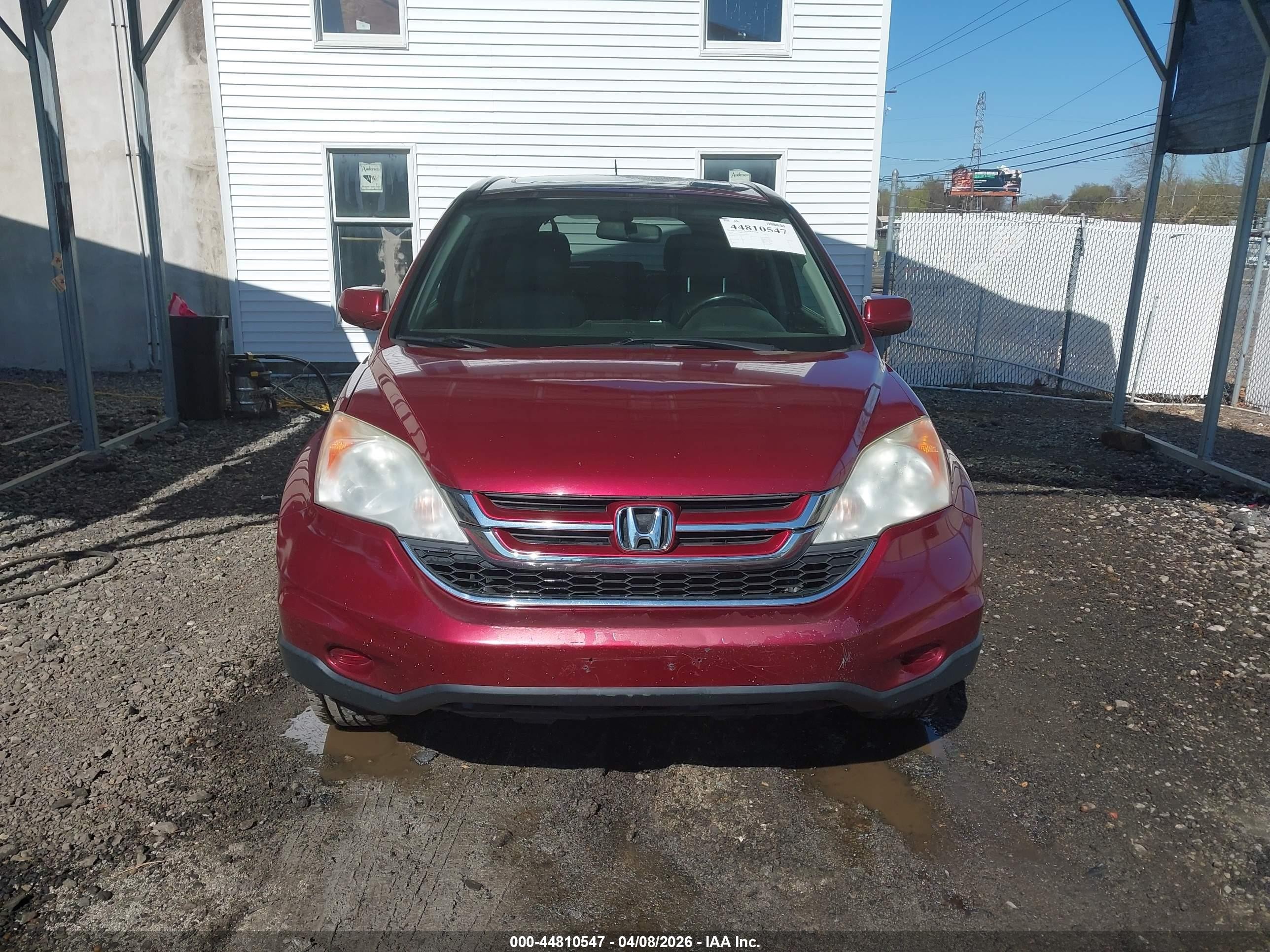 2010 Honda Cr-v Ex-l Red vin: JHLRE4H75AC014917