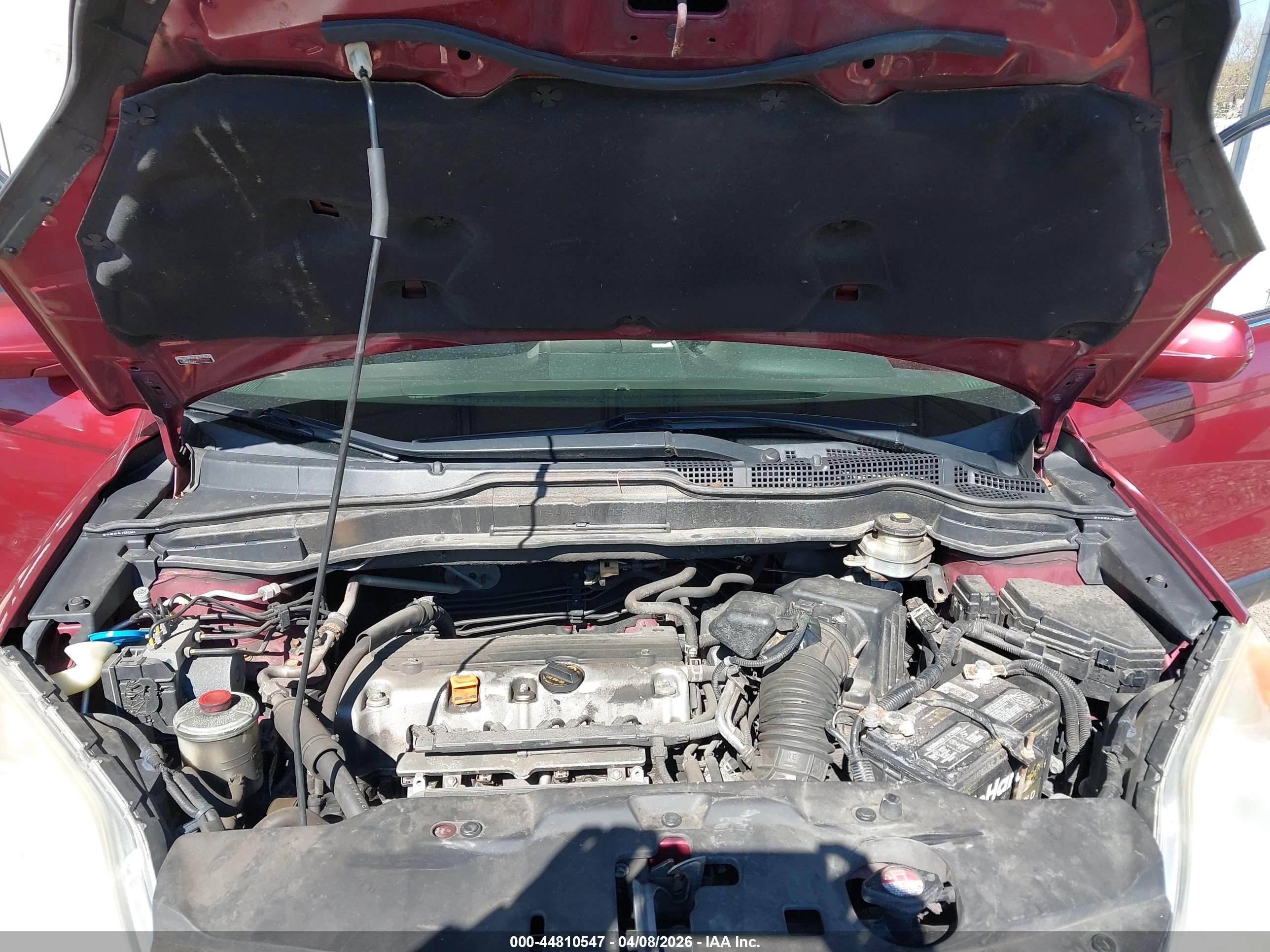 2010 Honda Cr-v Ex-l Red vin: JHLRE4H75AC014917