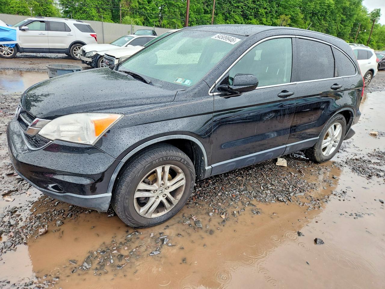 2011 Honda Cr-v Exl Black vin: JHLRE4H75BC006219