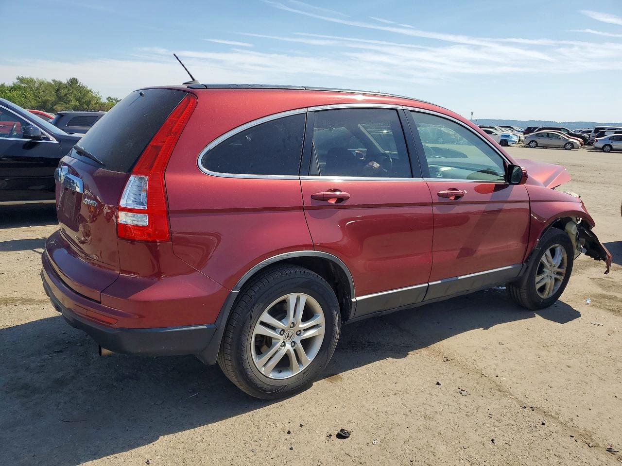 2011 Honda Cr-v Exl Burgundy vin: JHLRE4H75BC023764