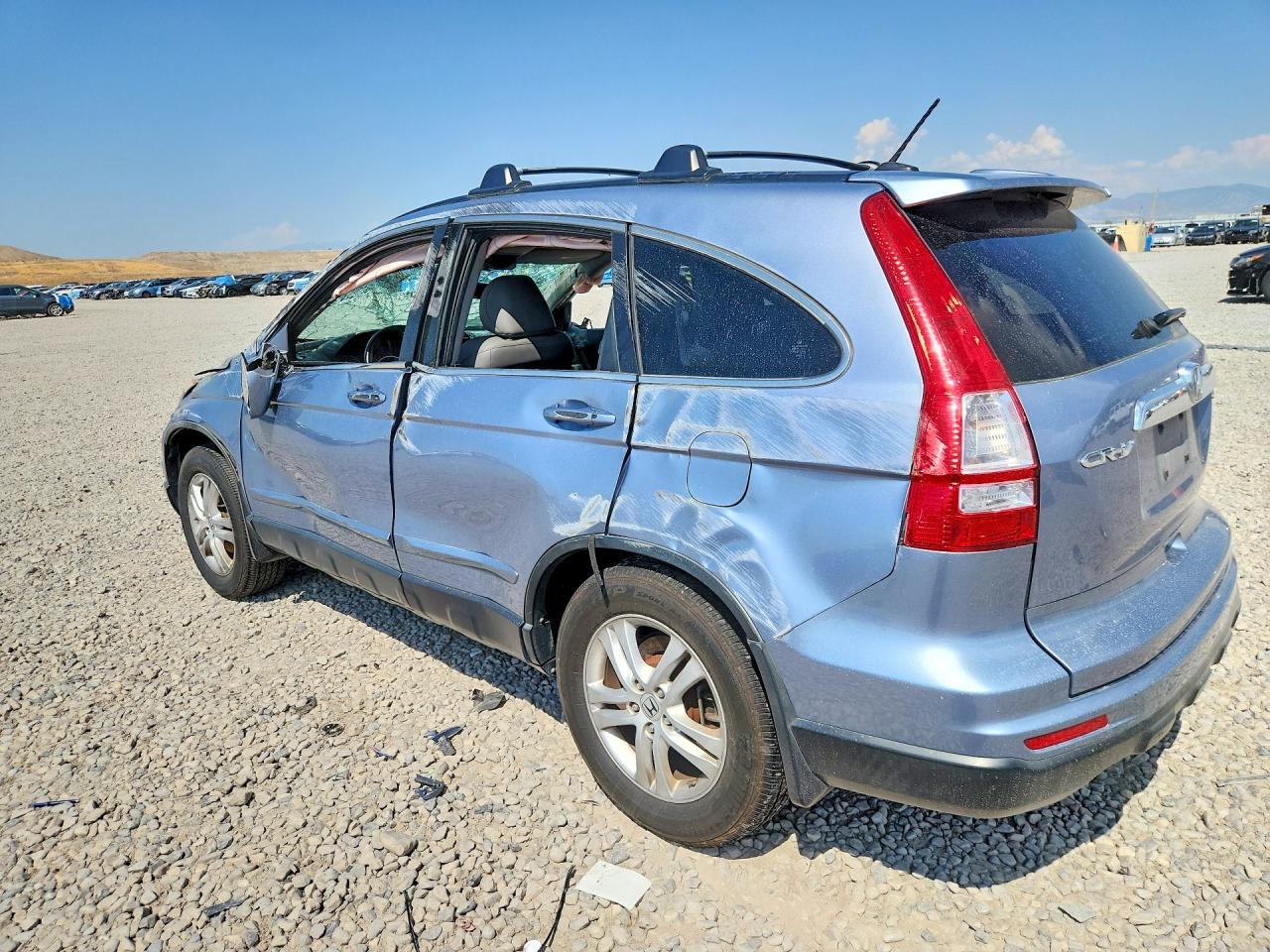 2010 Honda Cr-v Exl Blue vin: JHLRE4H76AC006020
