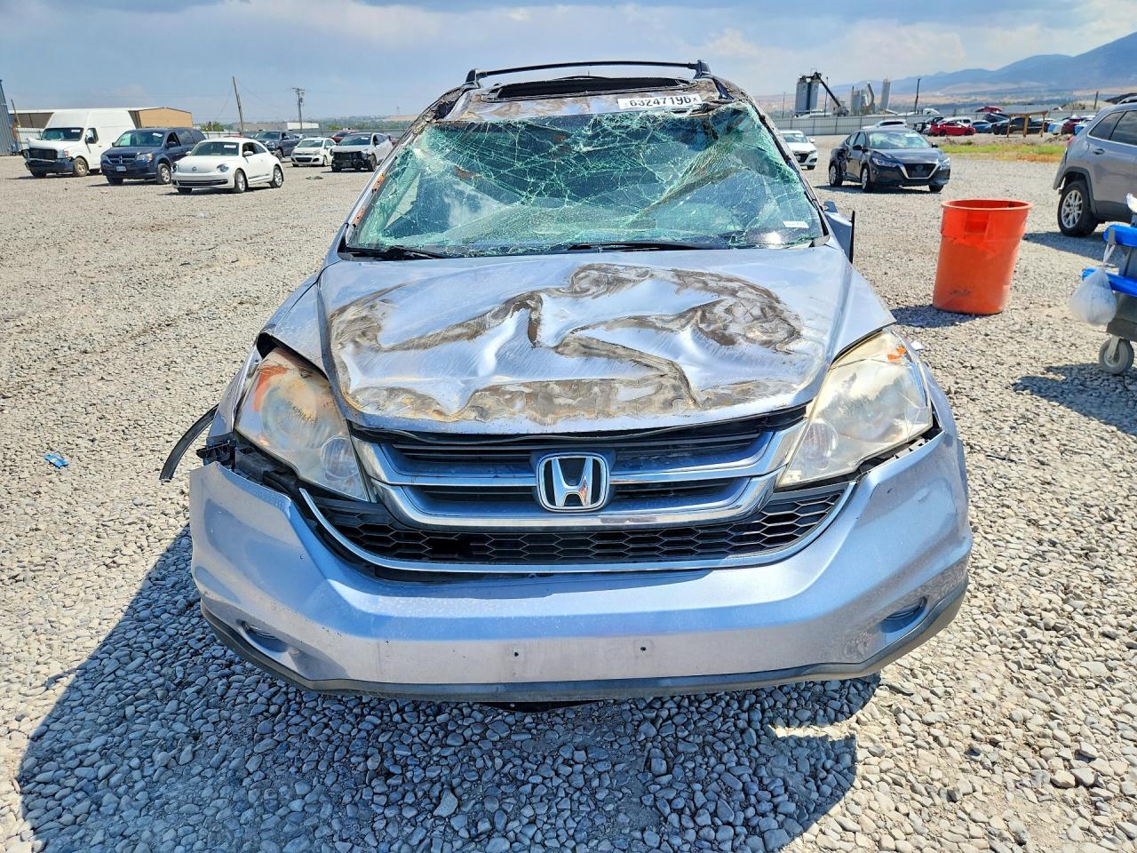 2010 Honda Cr-v Exl Blue vin: JHLRE4H76AC006020