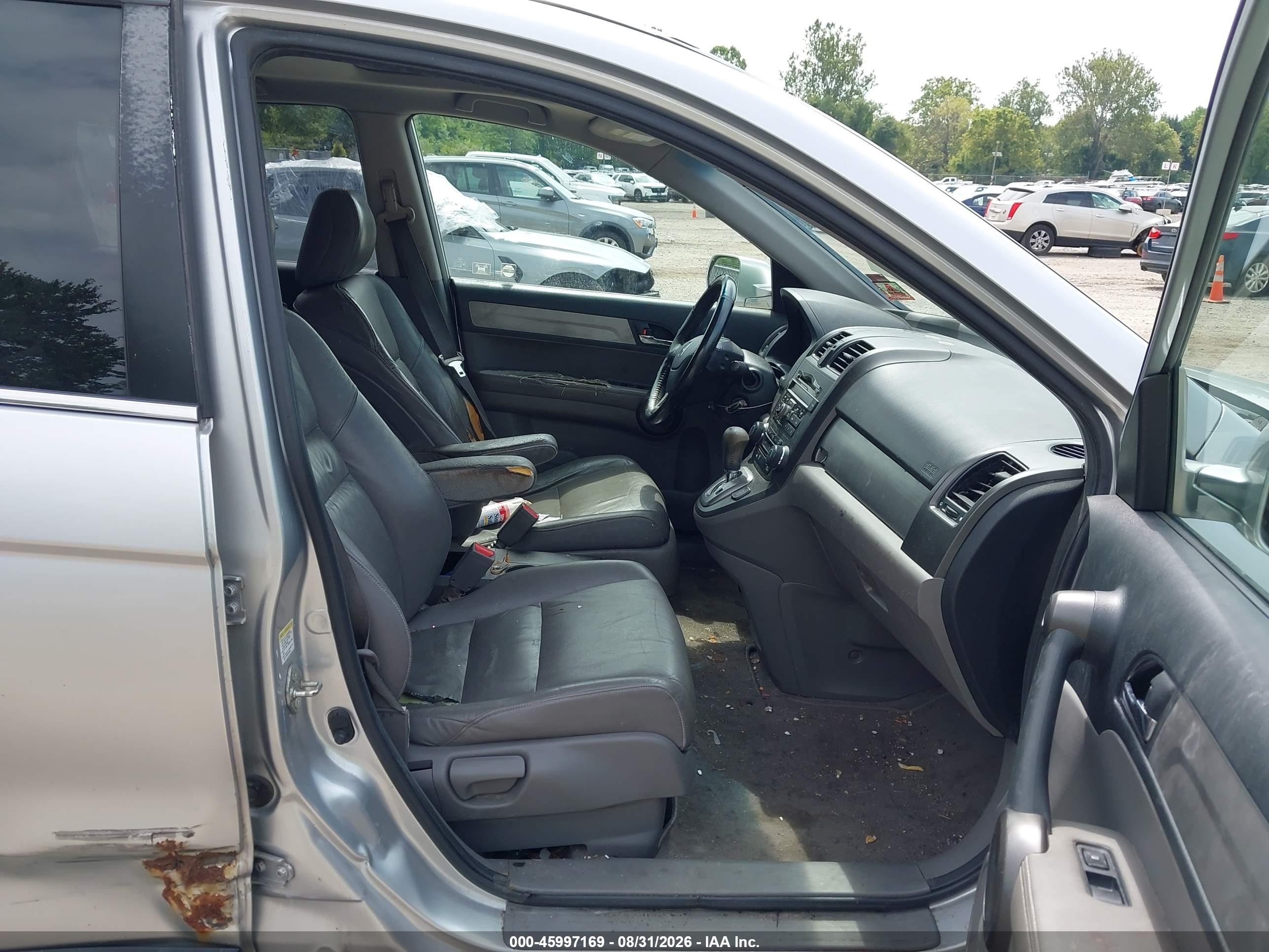 2010 Honda Cr-v Ex-l Silver vin: JHLRE4H76AC012299