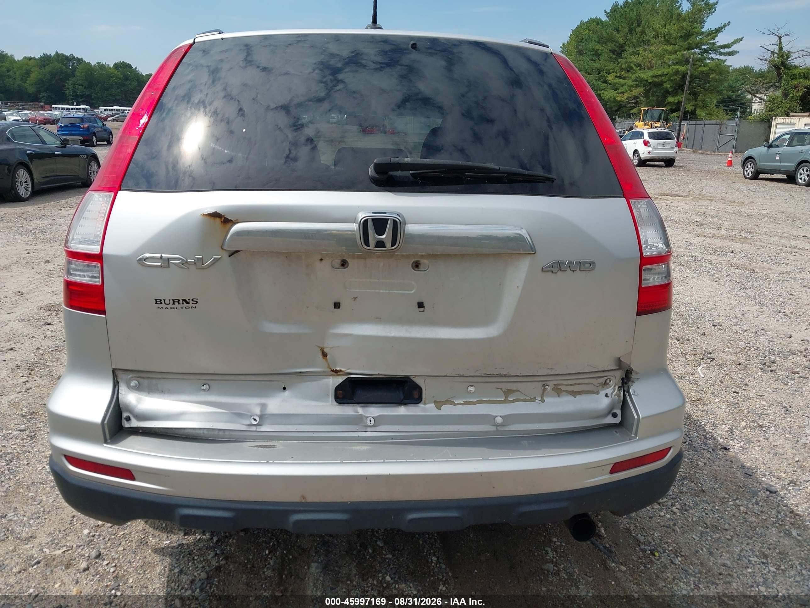 2010 Honda Cr-v Ex-l Silver vin: JHLRE4H76AC012299