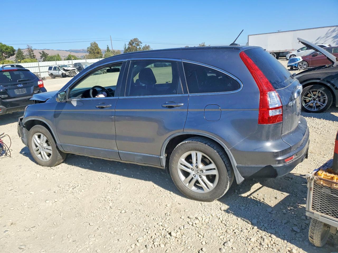2010 Honda Cr-v Exl Charcoal vin: JHLRE4H76AC015350