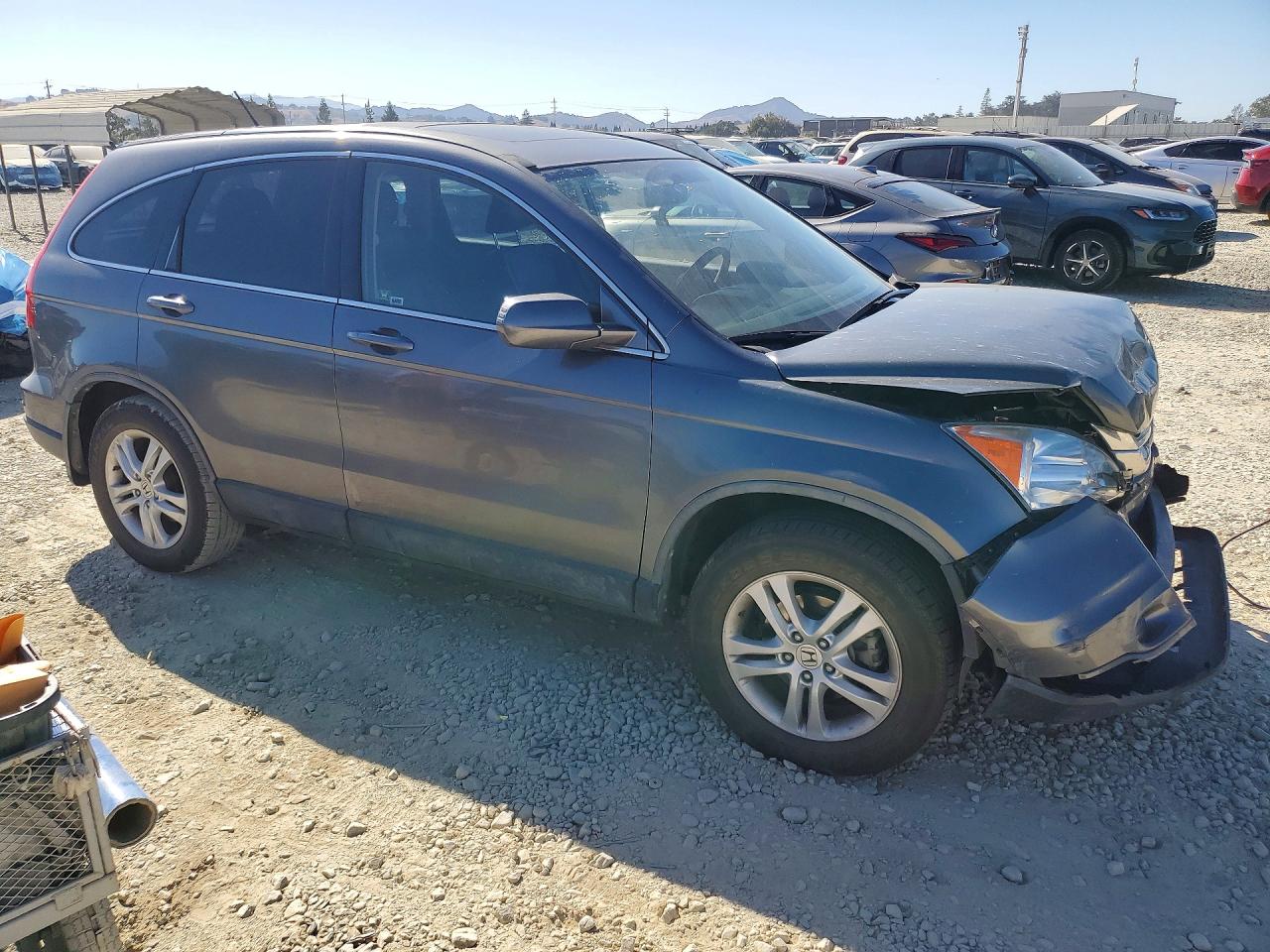 2010 Honda Cr-v Exl Charcoal vin: JHLRE4H76AC015350