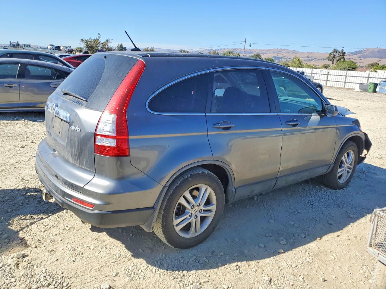 2010 Honda Cr-v Exl Charcoal vin: JHLRE4H76AC015350