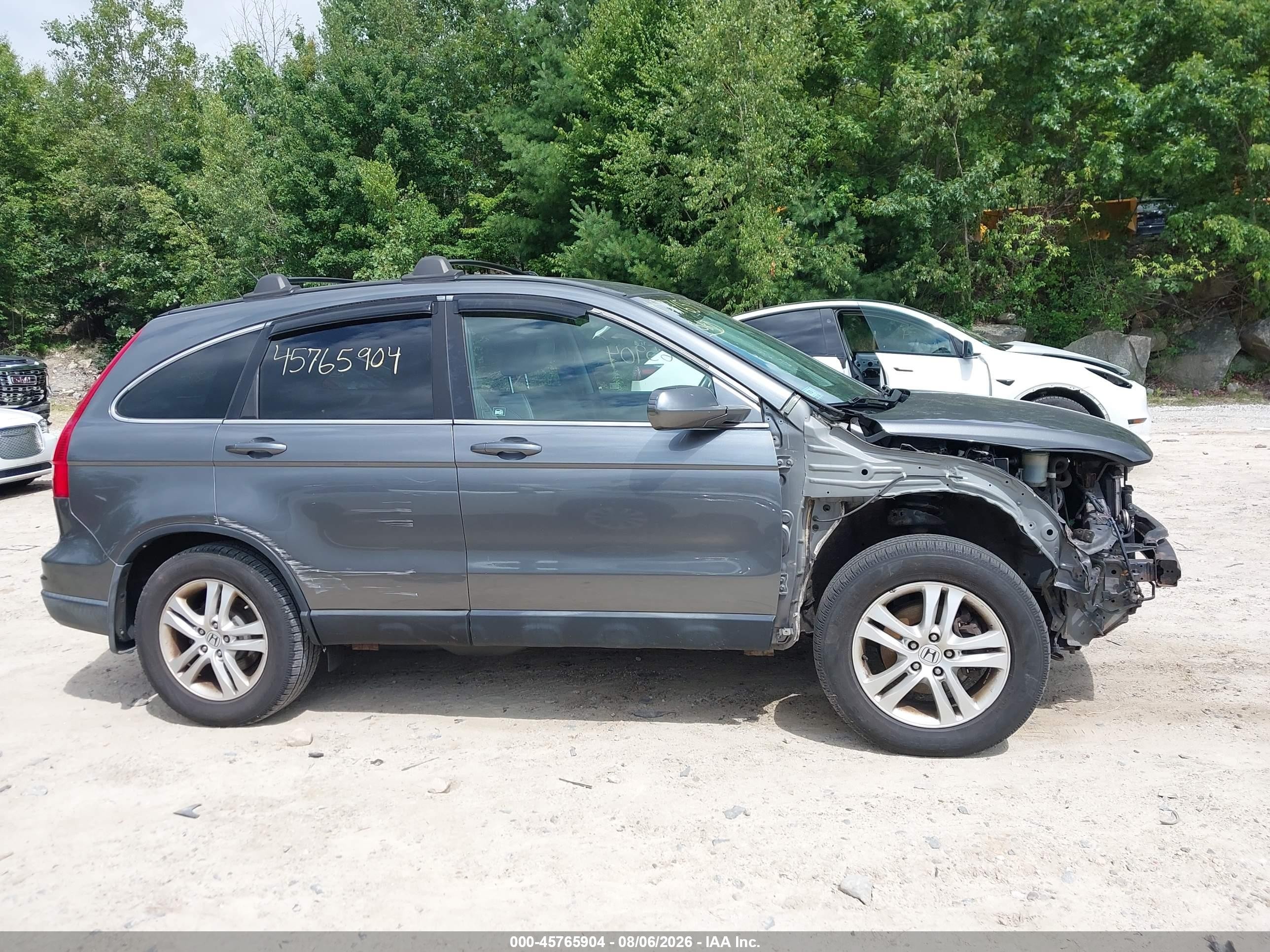2011 Honda Cr-v Ex-l Gray vin: JHLRE4H76BC010652