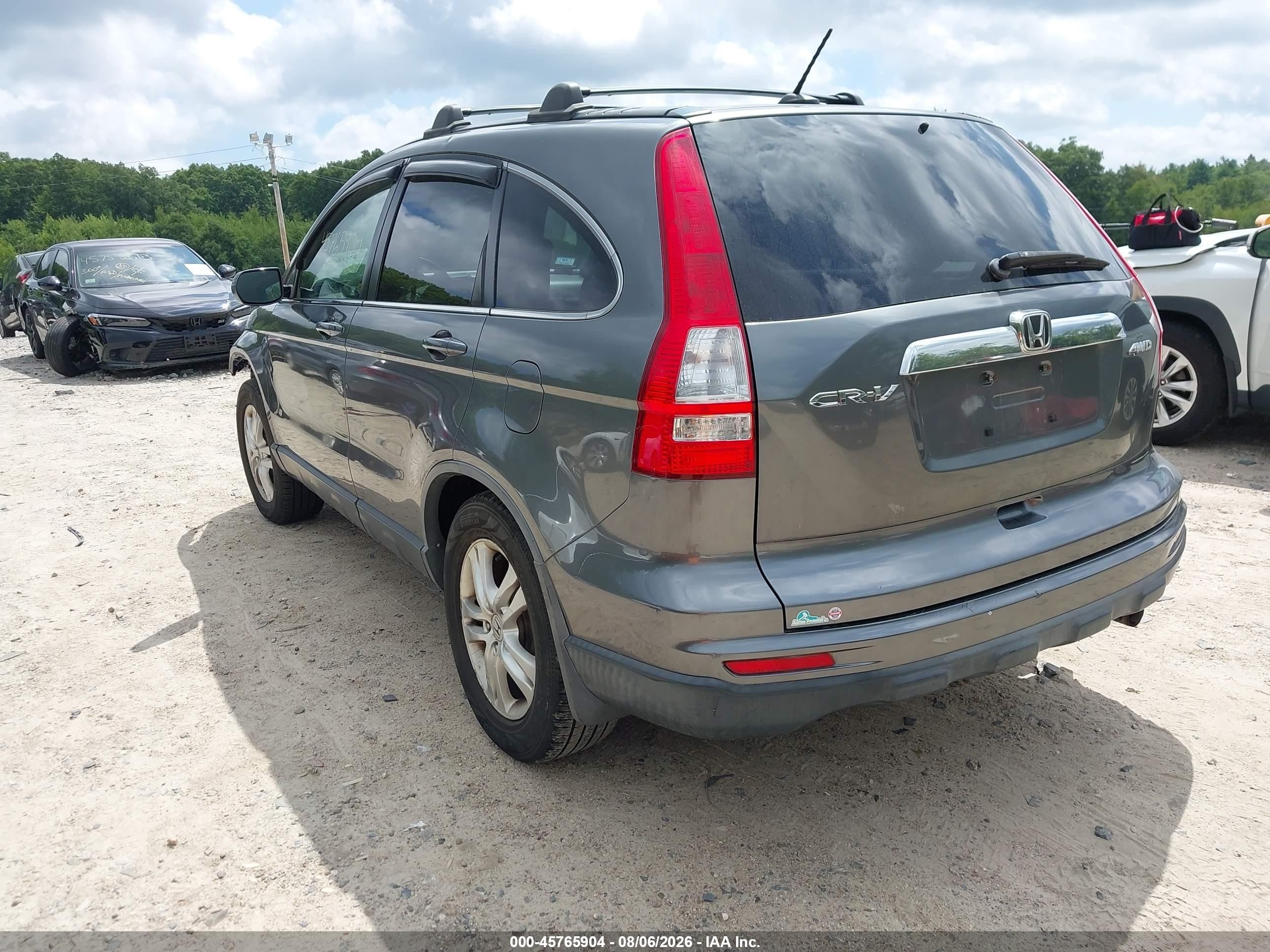 2011 Honda Cr-v Ex-l Gray vin: JHLRE4H76BC010652