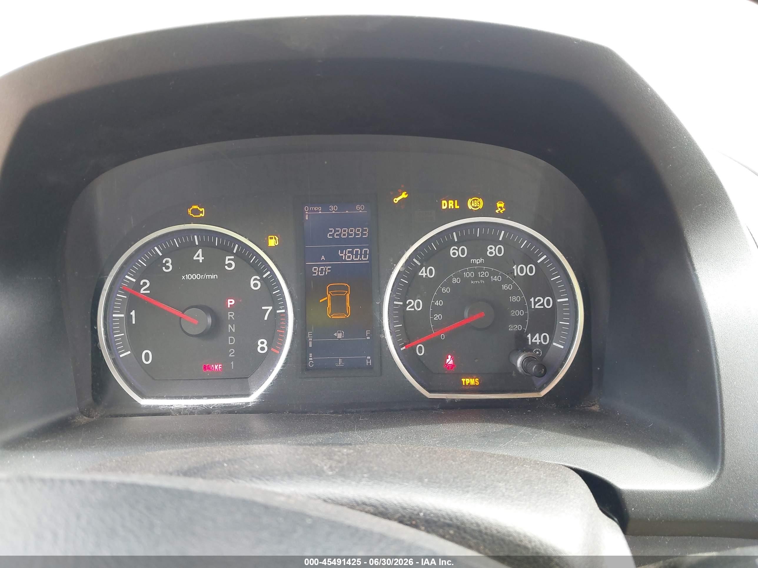 2010 Honda Cr-v Ex-l Black vin: JHLRE4H77AC012800
