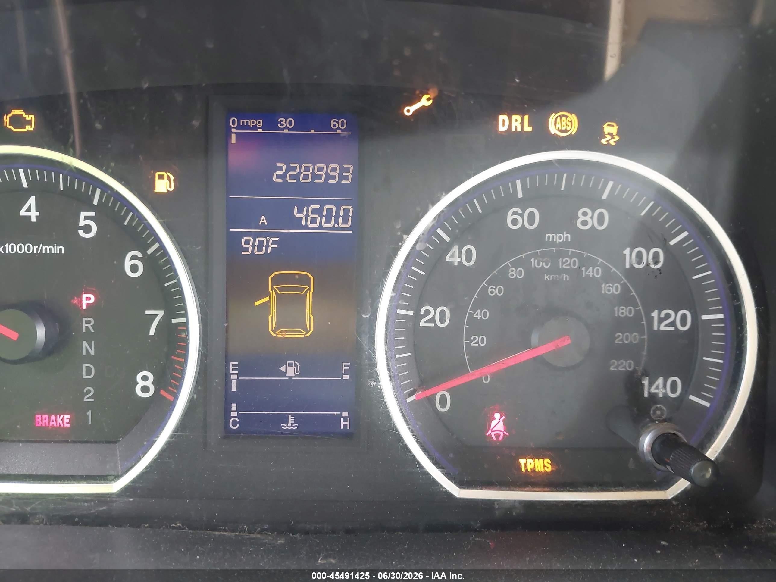 2010 Honda Cr-v Ex-l Black vin: JHLRE4H77AC012800